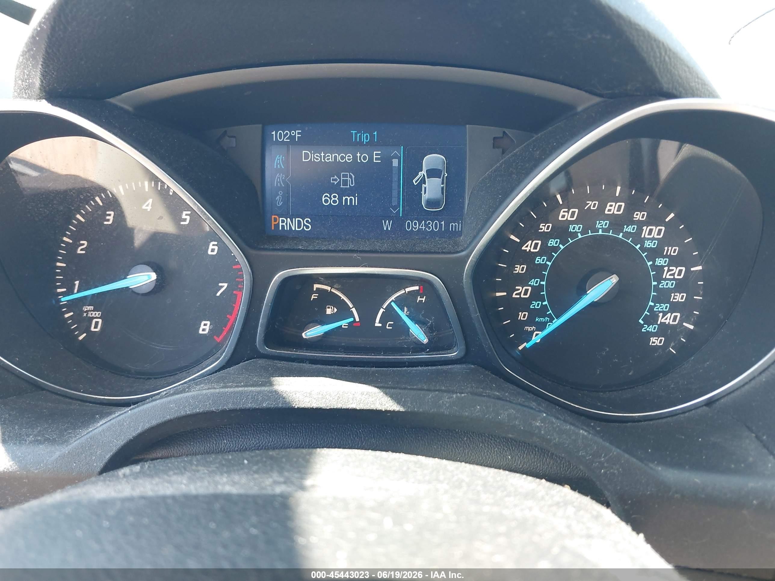 2013 Ford Escape VIN 1FMCU0GX2DUB97025 IAAI salvage auction — Normal Wear, Clear-Dealer Only (Arizona), sold $800 on 2026-07-09 (photo 7)