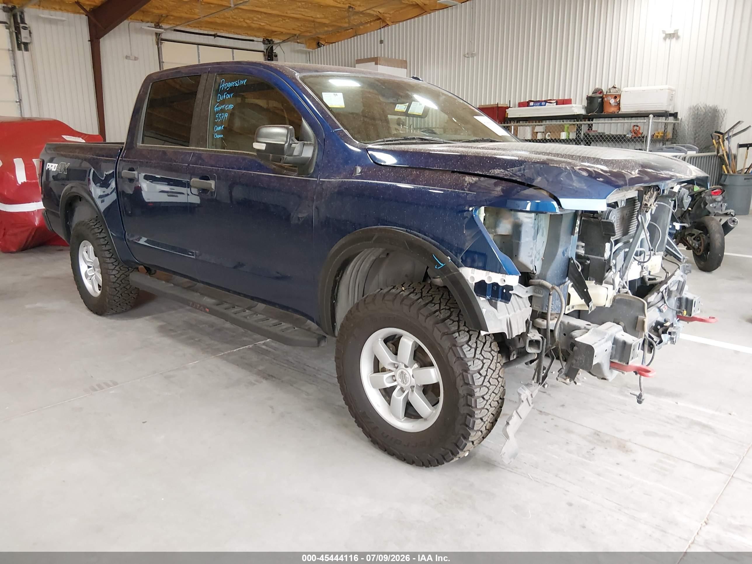 2021 Nissan Titan VIN 1N6AA1ED4MN501711 — IAAI salvage auction photo
