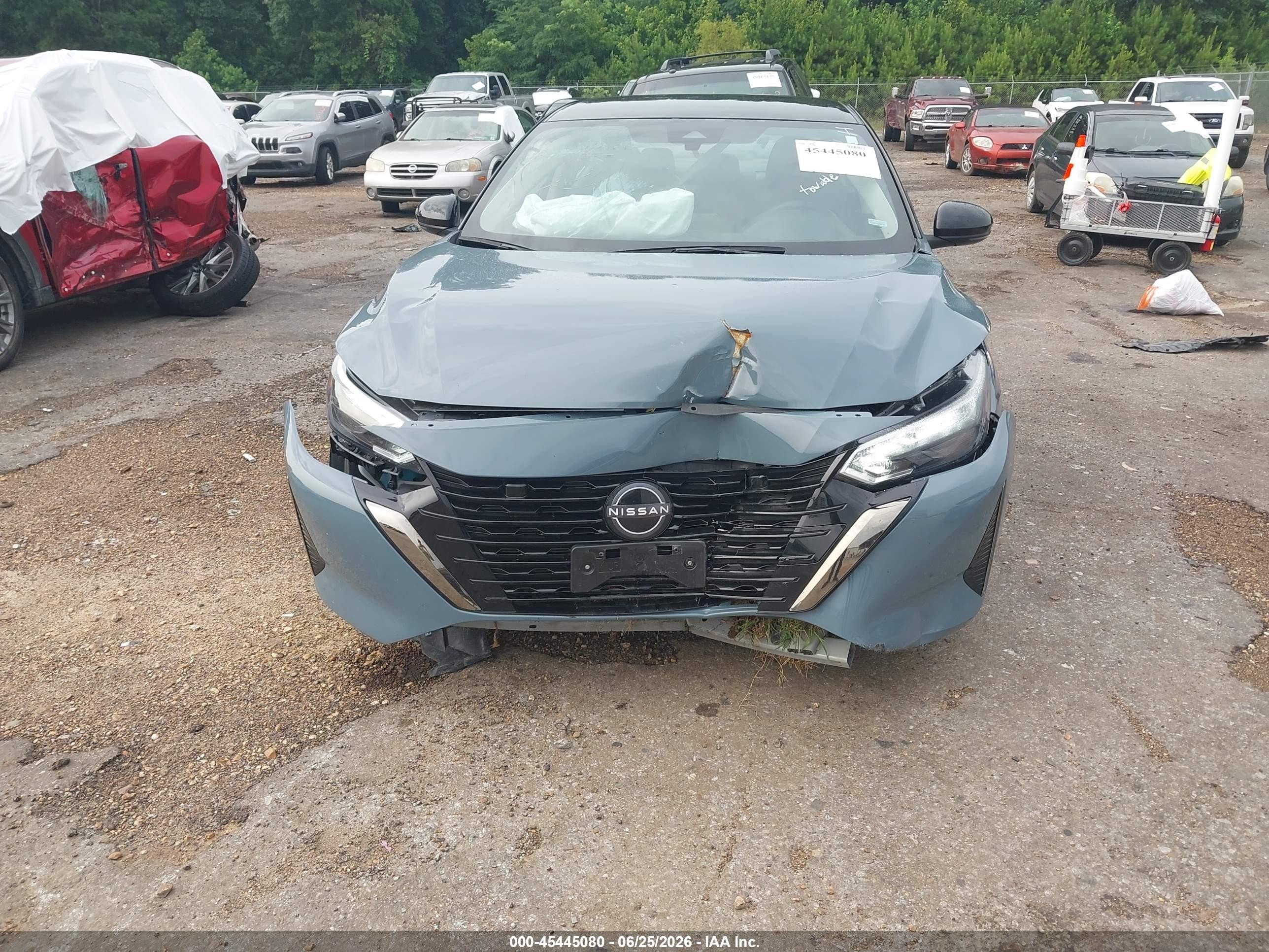 2025 Nissan Sentra VIN 3N1AB8DV2SY277764 IAAI salvage auction — Front End, Rebuildable (Florida), sold $4,050 on 2026-07-12 (photo 6)
