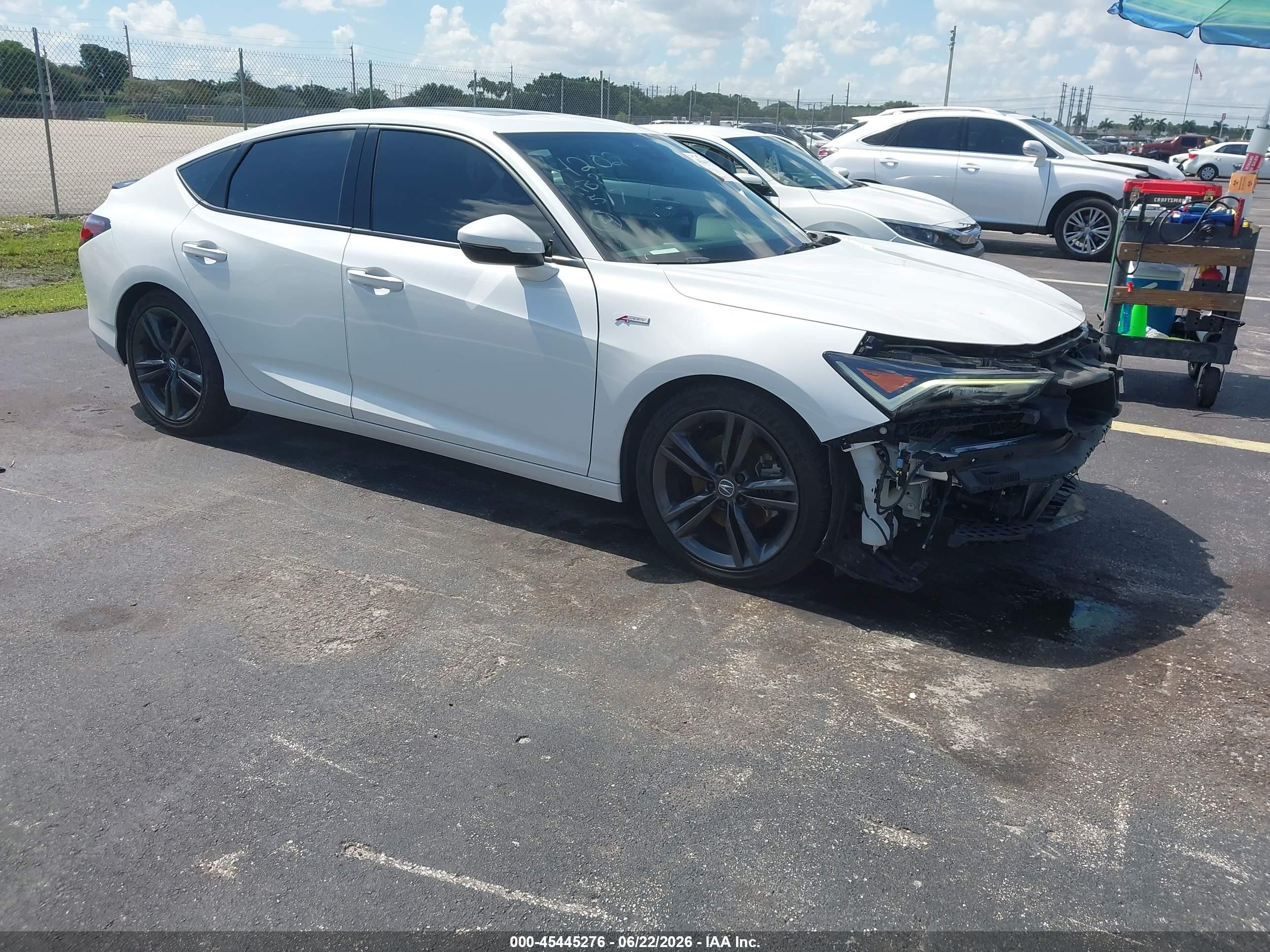 2023 Acura Integra VIN 19UDE4H68PA024202 — IAAI salvage auction photo