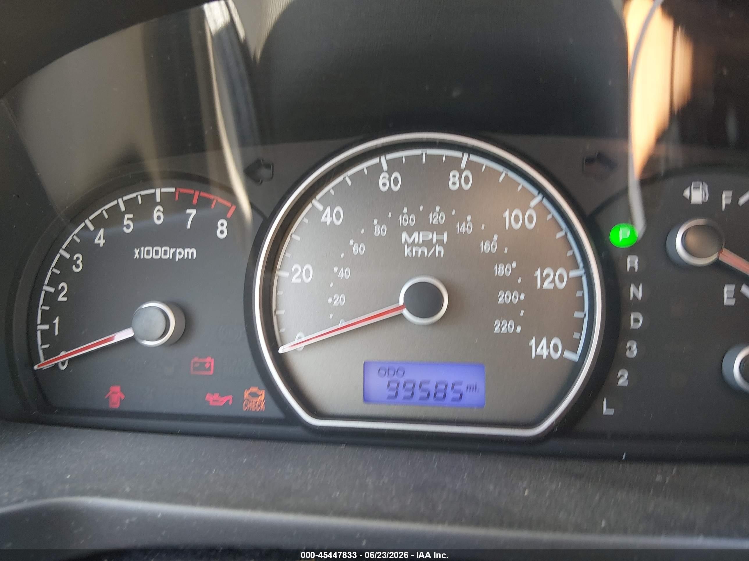 2008 Hyundai Elantra VIN KMHDU46D78U277901 IAAI salvage auction — Normal Wear, Salvage (California), sold $550 on 2026-07-09 (photo 7)
