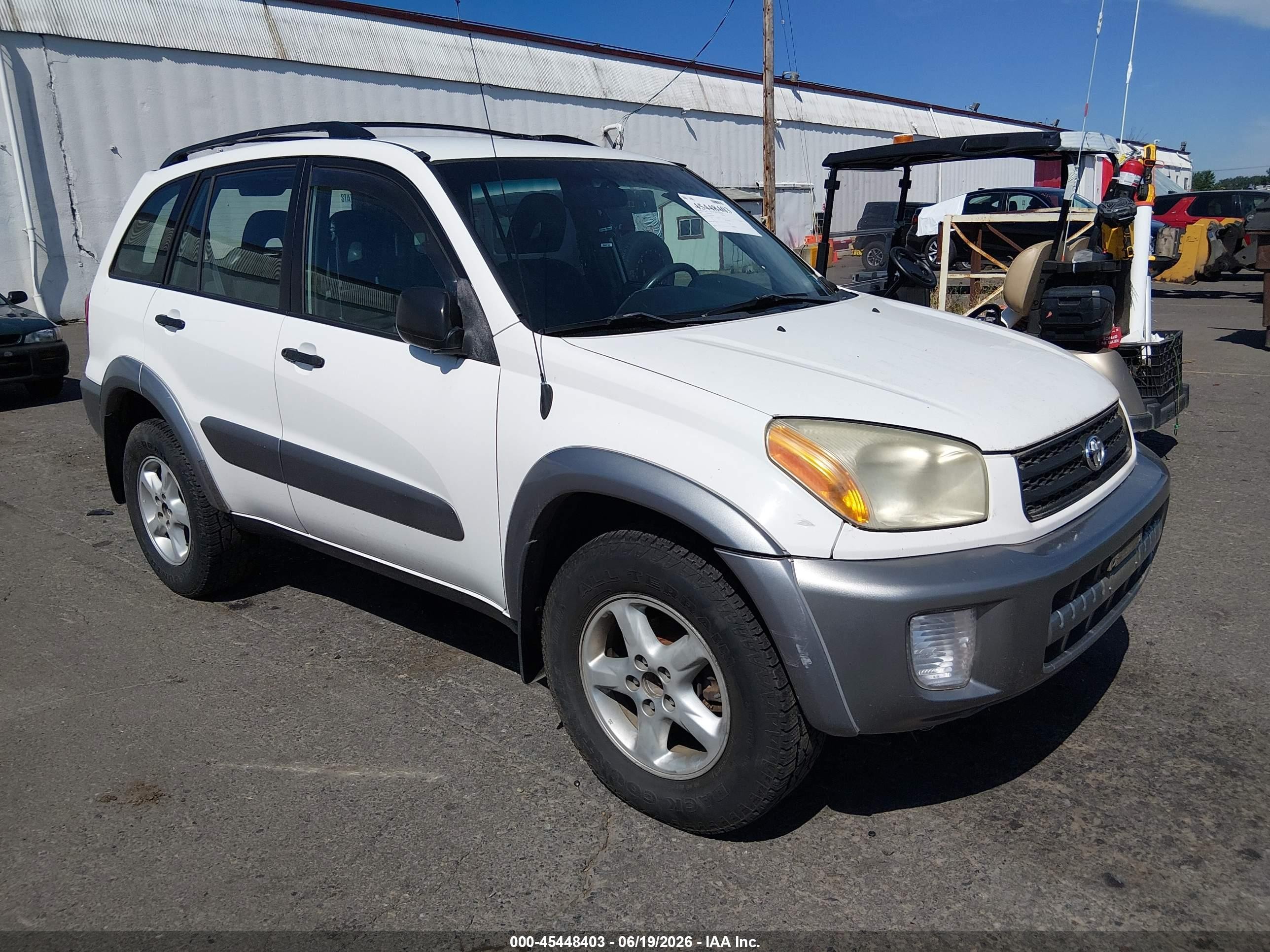 2002 Toyota RAV4 VIN JTEHH20VX26026877 IAAI salvage auction — Normal Wear, Clear-Dealer Only (Washington), sold $200 on 2026-07-09 (photo 1)