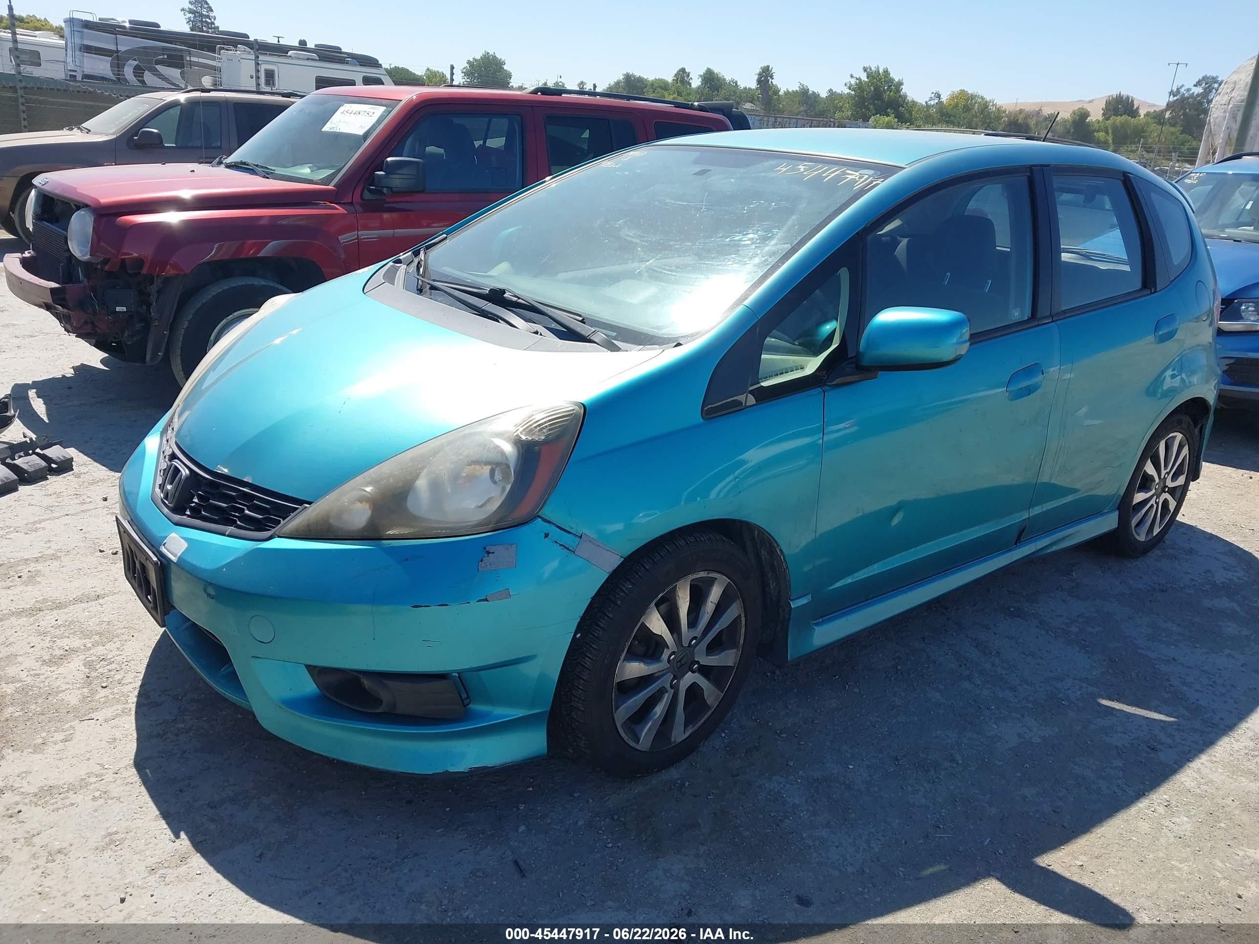 2013 Honda Fit VIN JHMGE8H56DC050578 IAAI salvage auction — Normal Wear, Clear - Dealer Only (California), sold $475 on 2026-07-09 (photo 2)