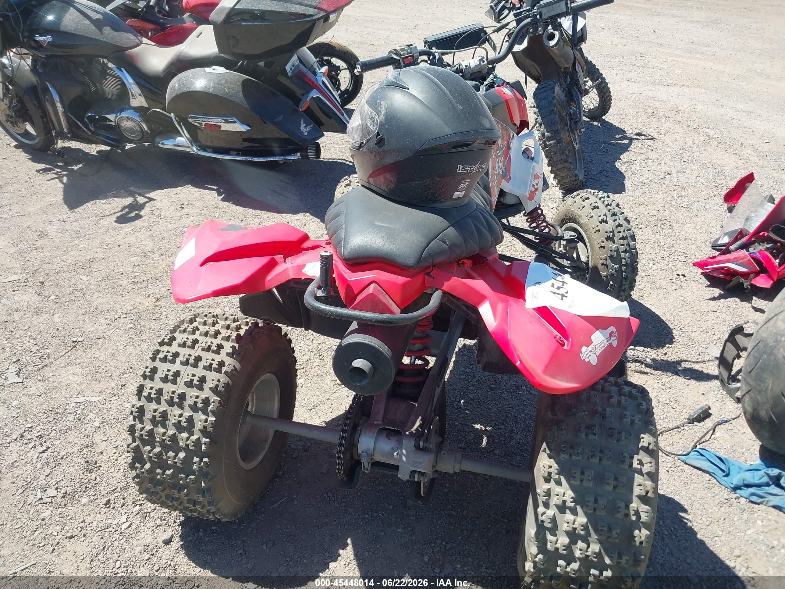 2008 Polaris OUTLAW VIN 4XAGJ45A28B306385 IAAI salvage auction — Unknown, Clear (Arizona), sold $800 on 2026-07-07 (photo 6)