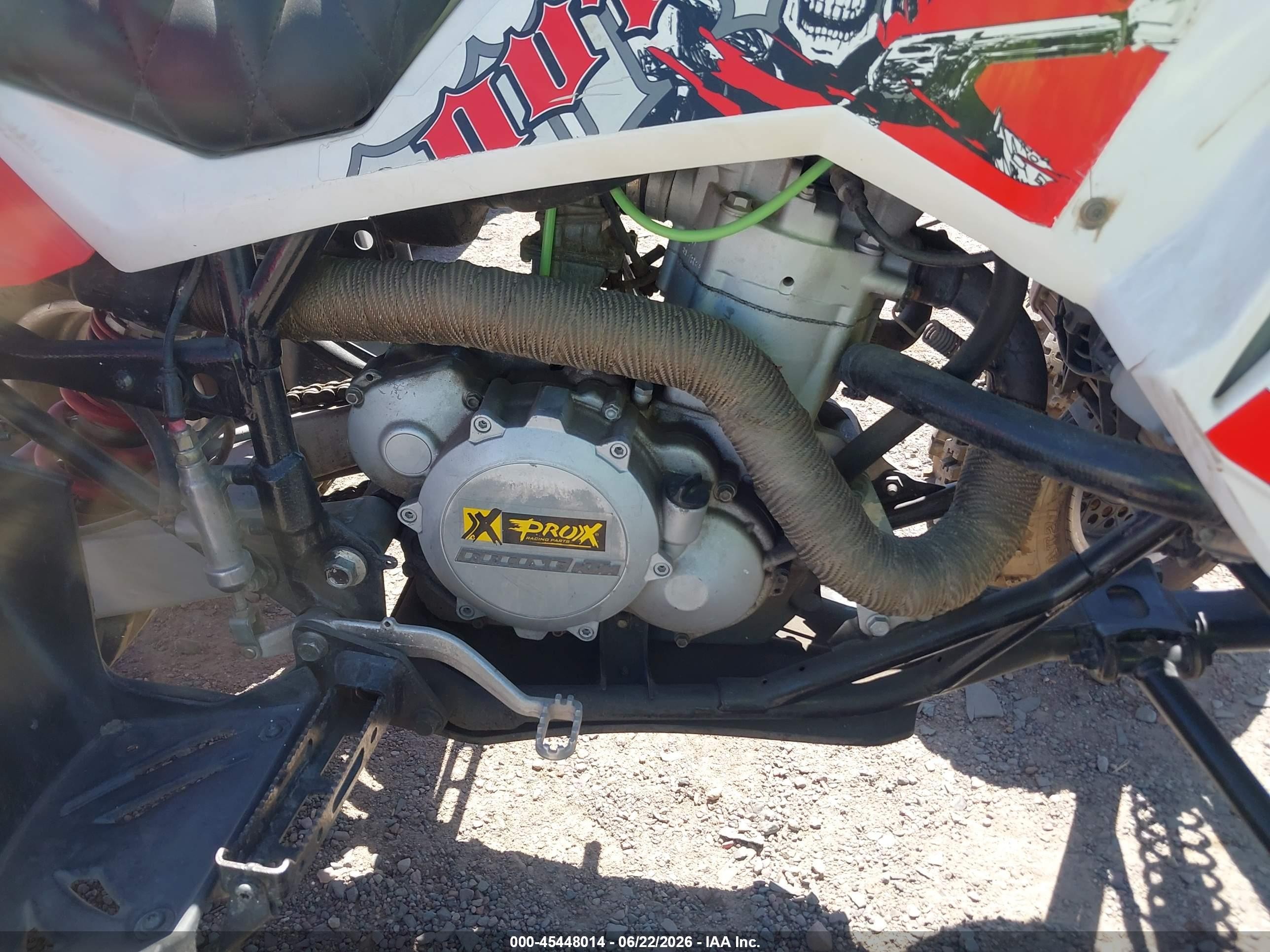 2008 Polaris OUTLAW VIN 4XAGJ45A28B306385 IAAI salvage auction — Unknown, Clear (Arizona), sold $800 on 2026-07-07 (photo 8)