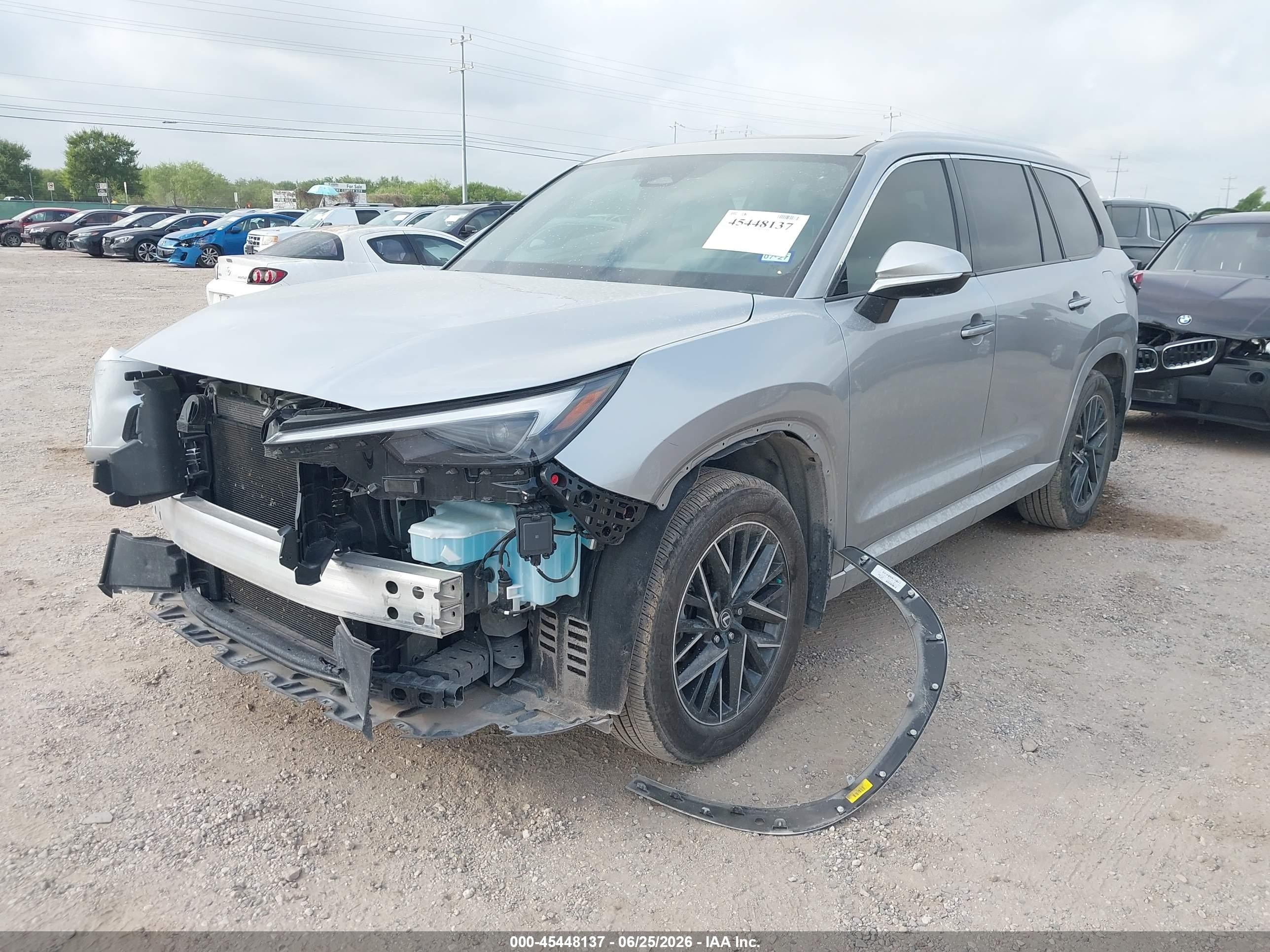 2025 Lexus Tx VIN 5TDAAAB68SS040822 IAAI salvage auction — Hail, Original (Texas), sold $30,975 on 2026-09-08 (photo 2)