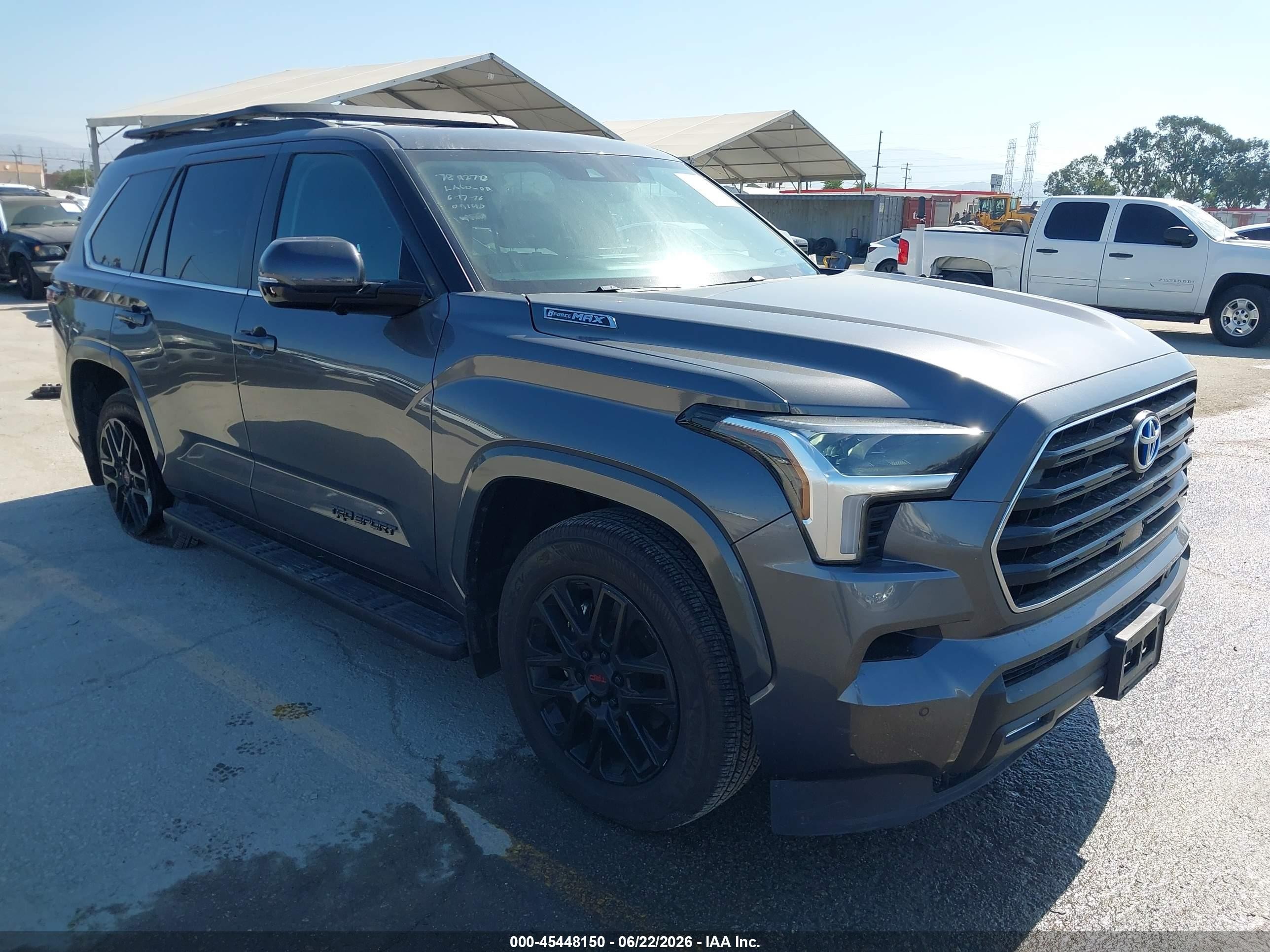 2024 Toyota Sequoia VIN 7SVAAABA9RX046255 — IAAI salvage auction photo