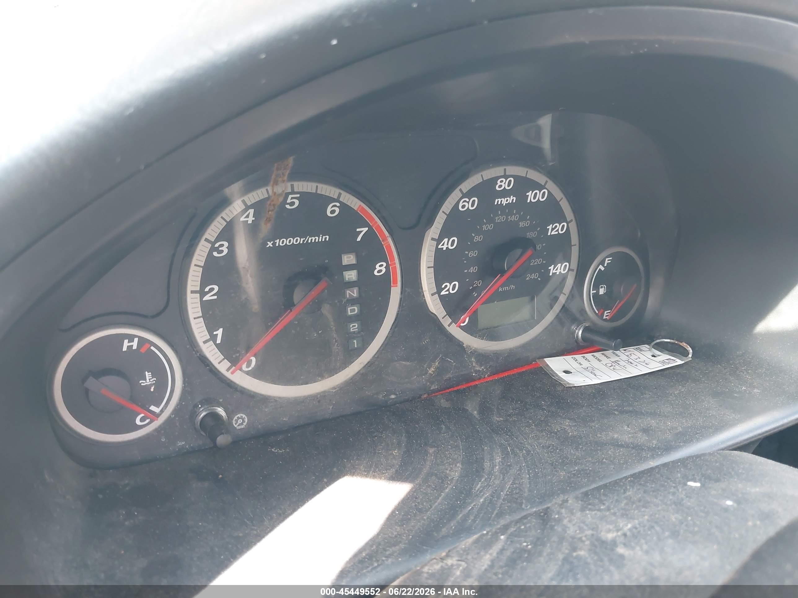 2002 Honda CR-V VIN JHLRD78822C079805 IAAI salvage auction — Normal Wear, Clear-Dealer Only (Washington), sold $225 on 2026-07-09 (photo 7)