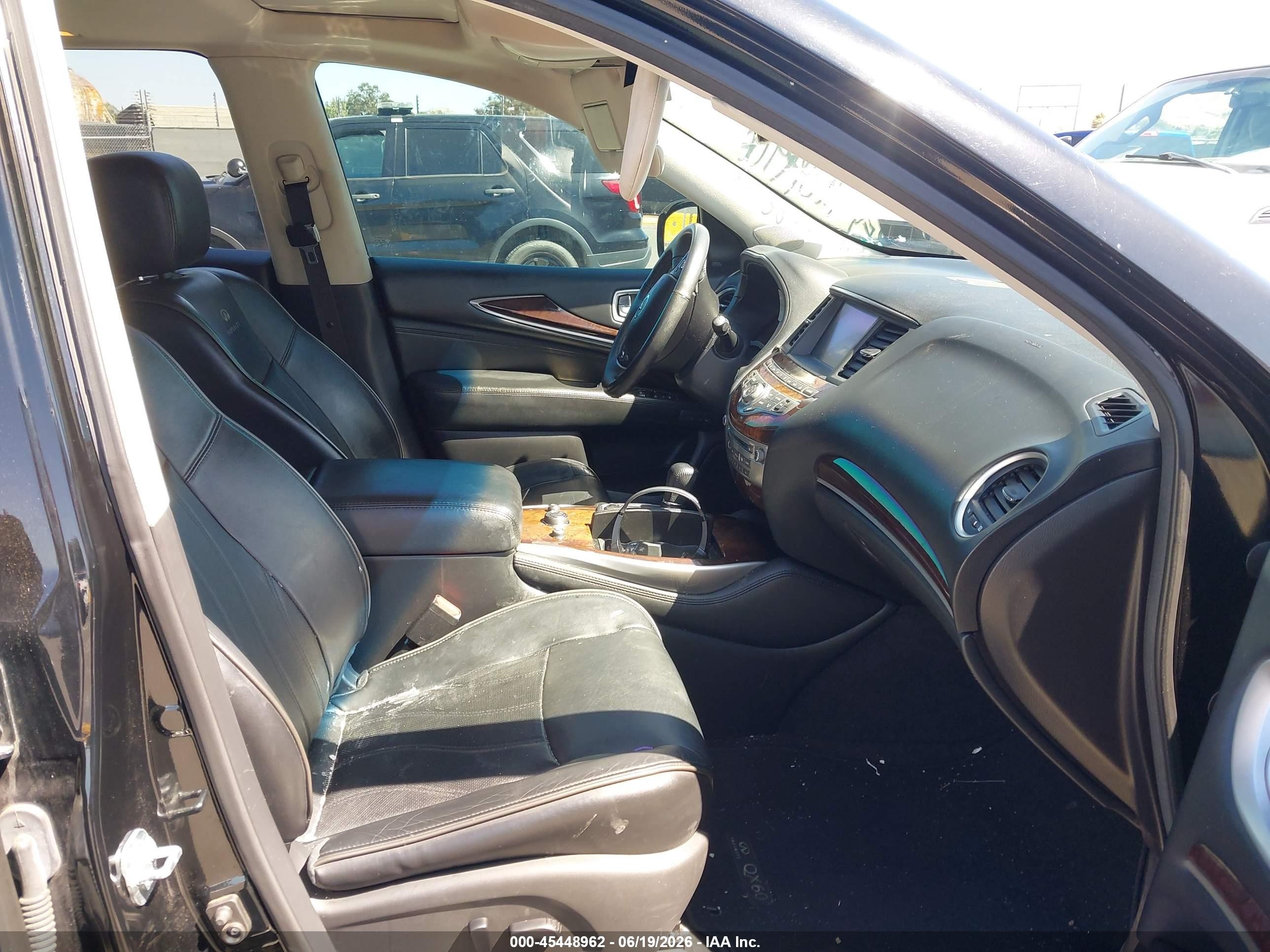 2014 Infiniti Qx60 VIN 5N1AL0MNXEC551653 IAAI salvage auction — Unknown, Clear - Dealer Only (California), sold $950 on 2026-07-02 (photo 5)