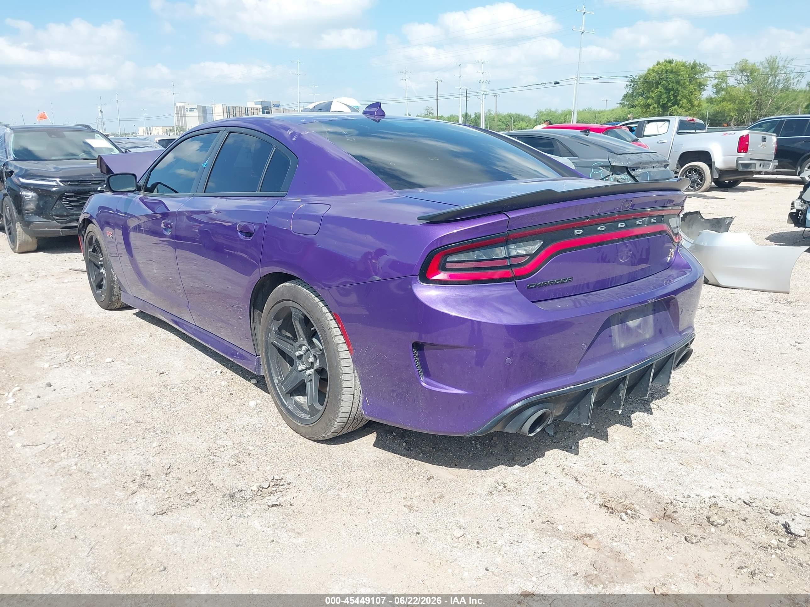 2023 Dodge Charger VIN 2C3CDXGJ3PH639220 IAAI salvage auction — Front End, Salvage (Texas), sold $10,900 on 2026-09-06 (photo 3)