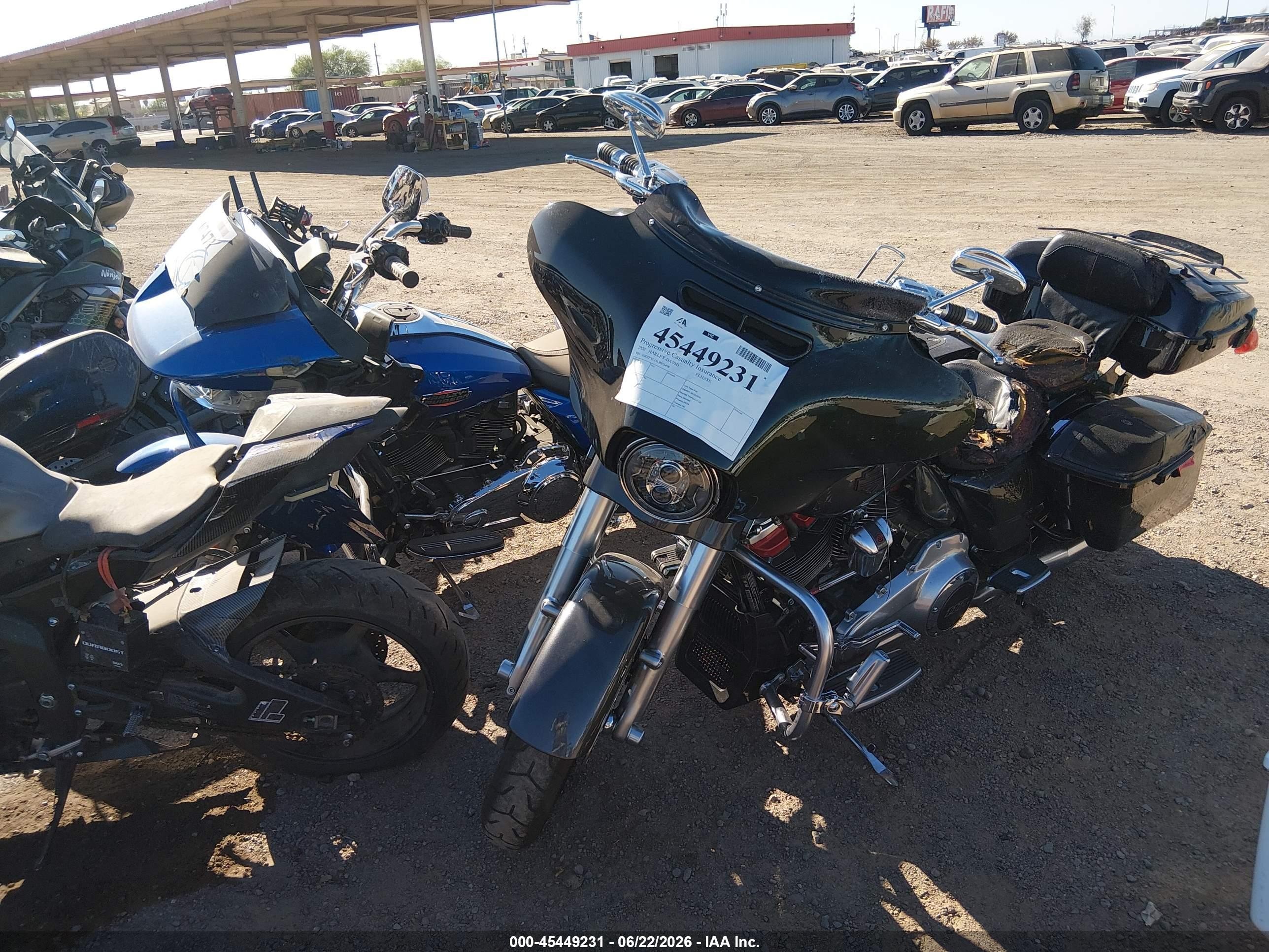 2020 Harley-davidson VIN 1HD1PXL15LB953498 IAAI salvage auction — Unknown, Salvage (Arizona), sold $8,650 on 2026-09-08 (photo 2)
