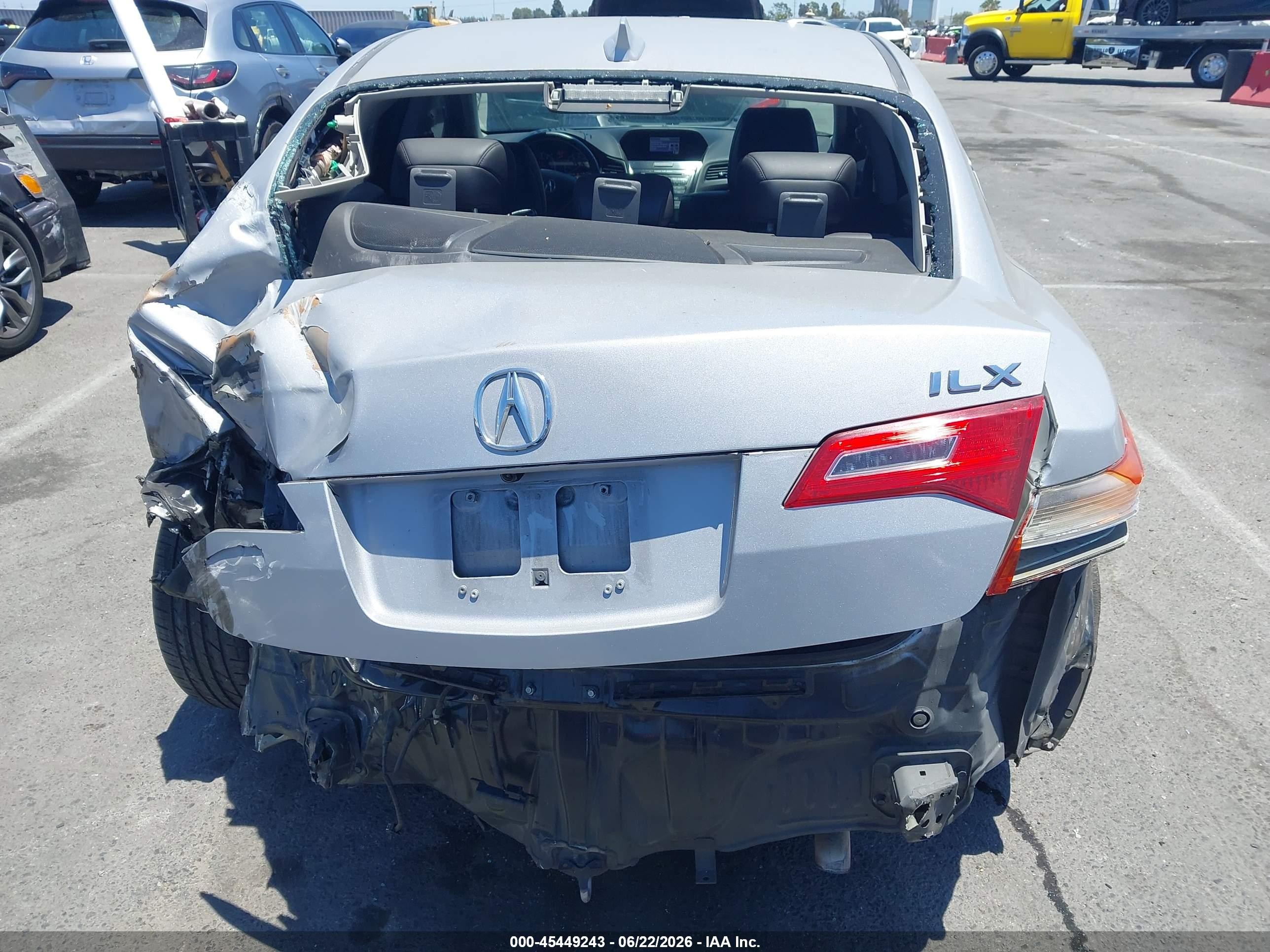 2013 Acura ILX VIN 19VDE1F54DE021287 IAAI salvage auction — Normal Wear, Salvage Title - Dealer (California), sold $1,100 on 2026-07-07 (photo 6)