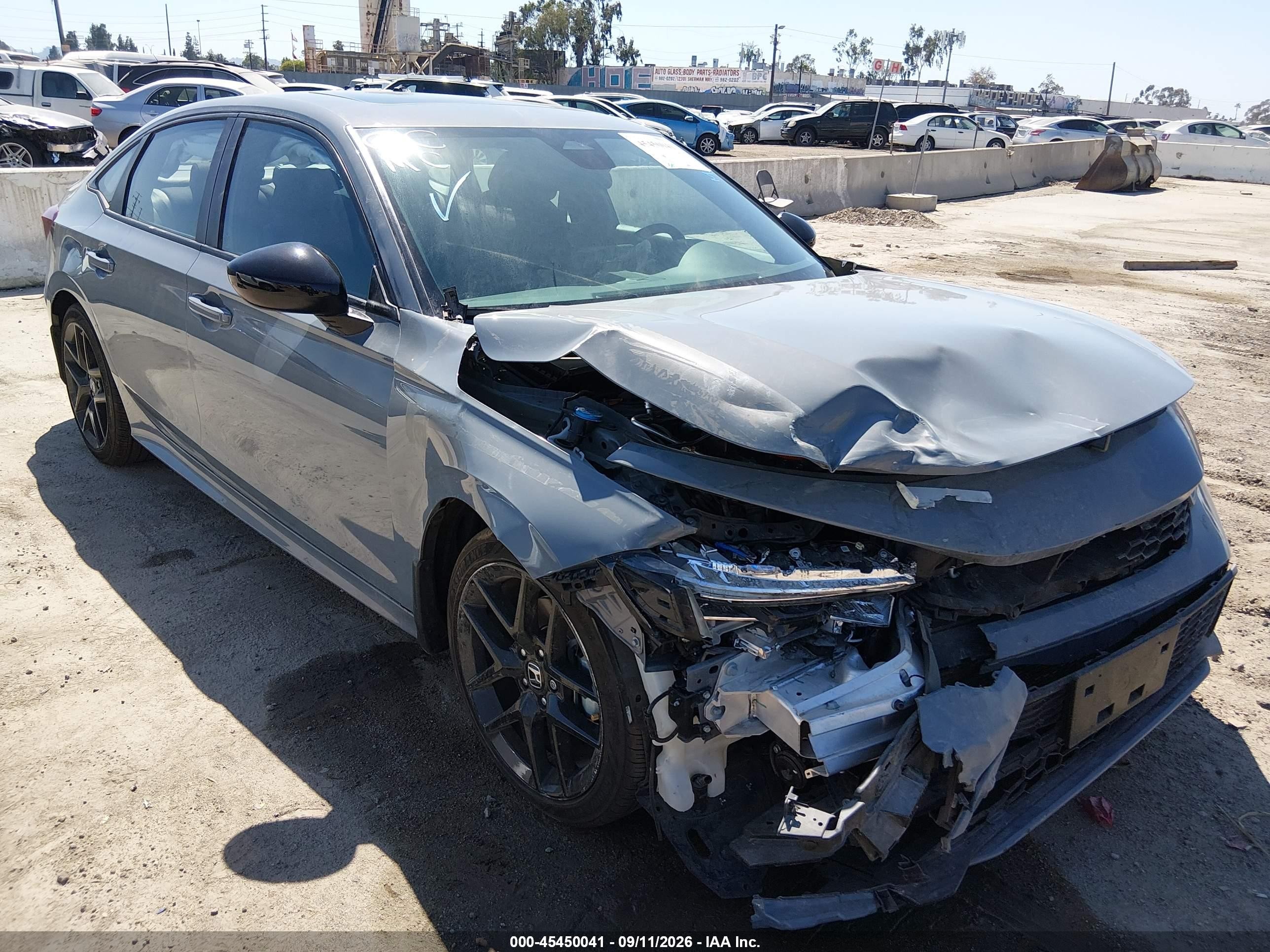 2025 Honda Civic Hybrid VIN 2HGFE4F89SH323897 — IAAI salvage auction photo