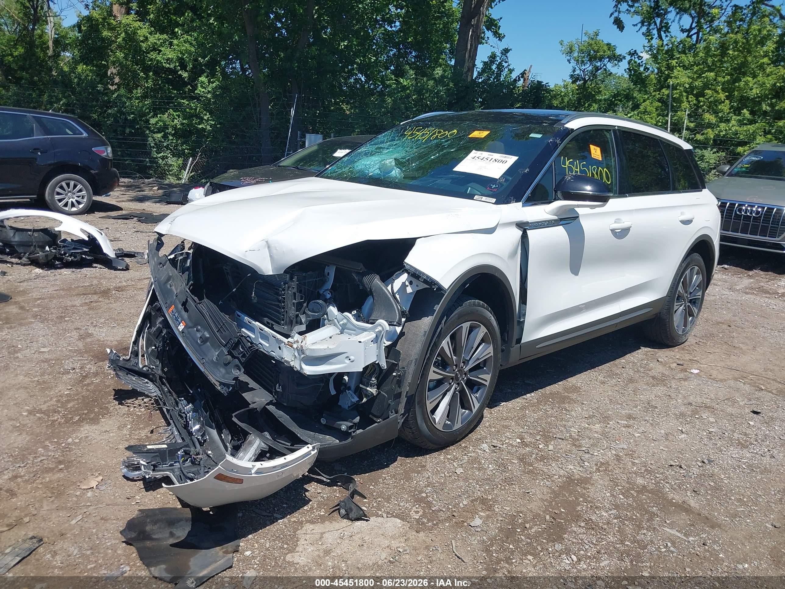 2022 Lincoln Corsair VIN 5LMCJ2C93NUL17201 IAAI salvage auction — Front End, Salvage (Indiana), sold $1,950 on 2026-09-09 (photo 6)