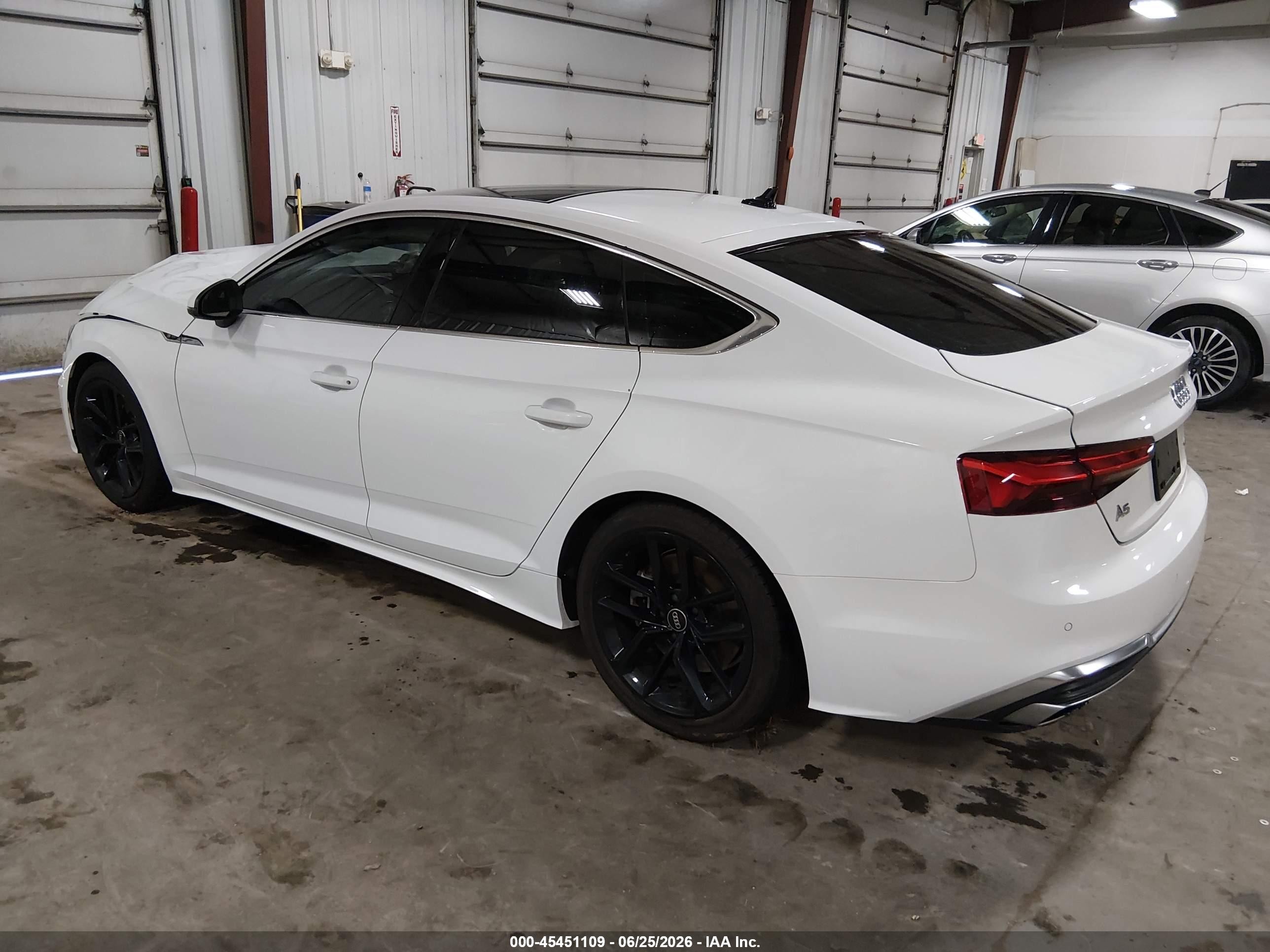 2024 Audi A5 VIN WAUFACF50RA089181 IAAI salvage auction — Front End, Salvage (Nebraska), sold $9,150 on 2026-09-08 (photo 3)