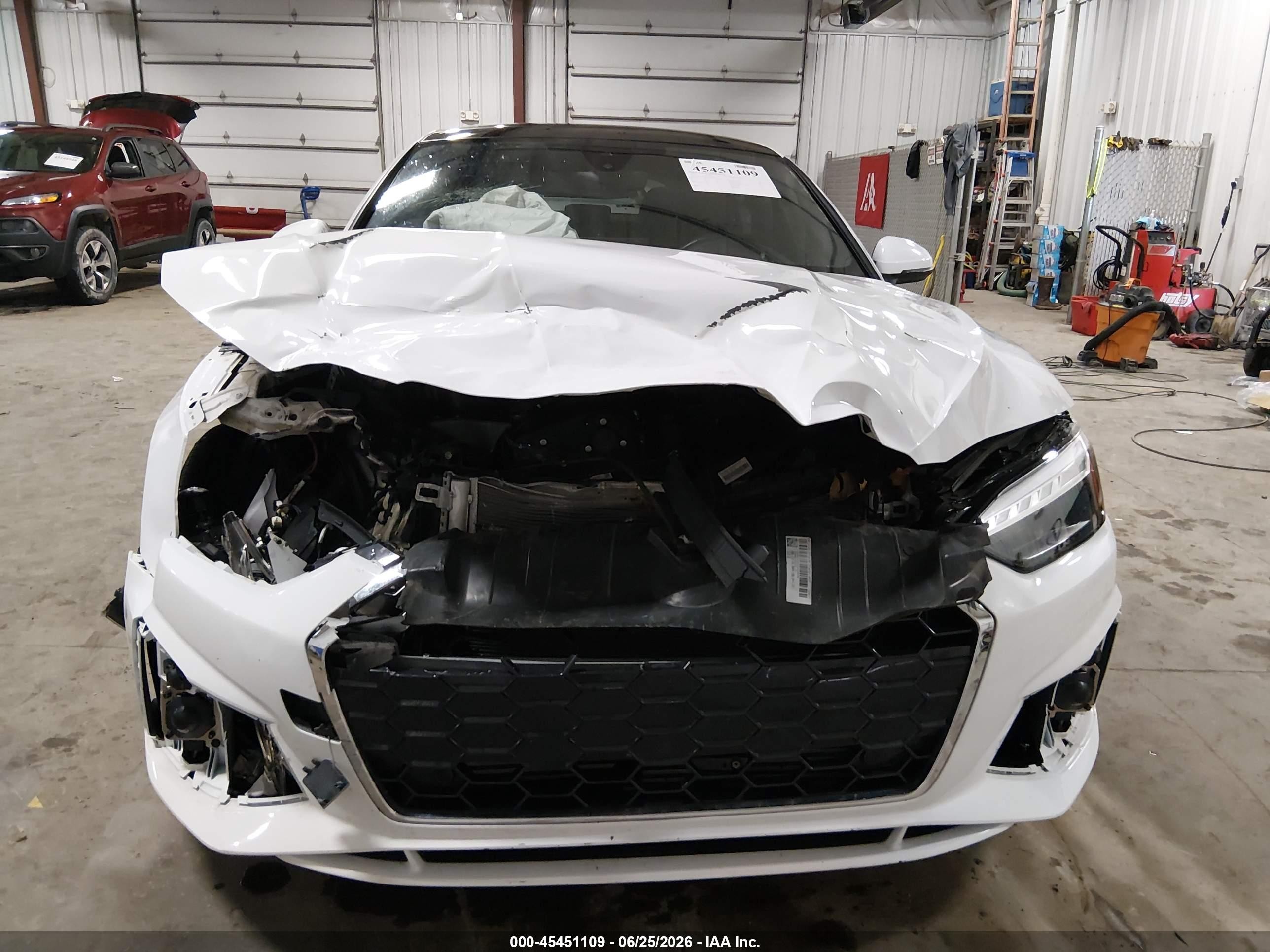 2024 Audi A5 VIN WAUFACF50RA089181 IAAI salvage auction — Front End, Salvage (Nebraska), sold $9,150 on 2026-09-08 (photo 6)