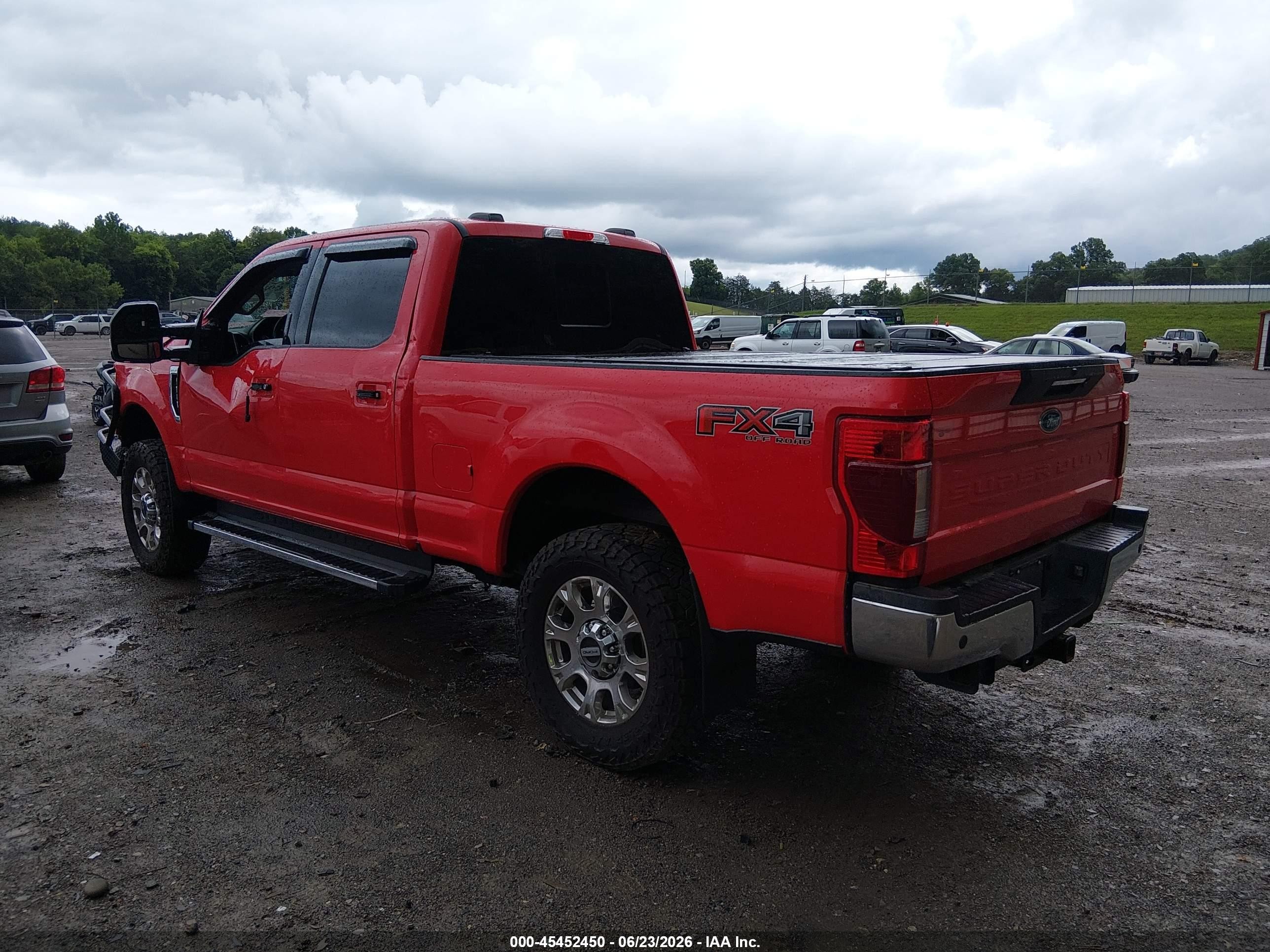 2022 Ford F250 VIN 1FT7W2BN7NEE12878 IAAI salvage auction — Front End, Clear (Tennessee), sold $19,000 on 2026-09-25 (photo 3)