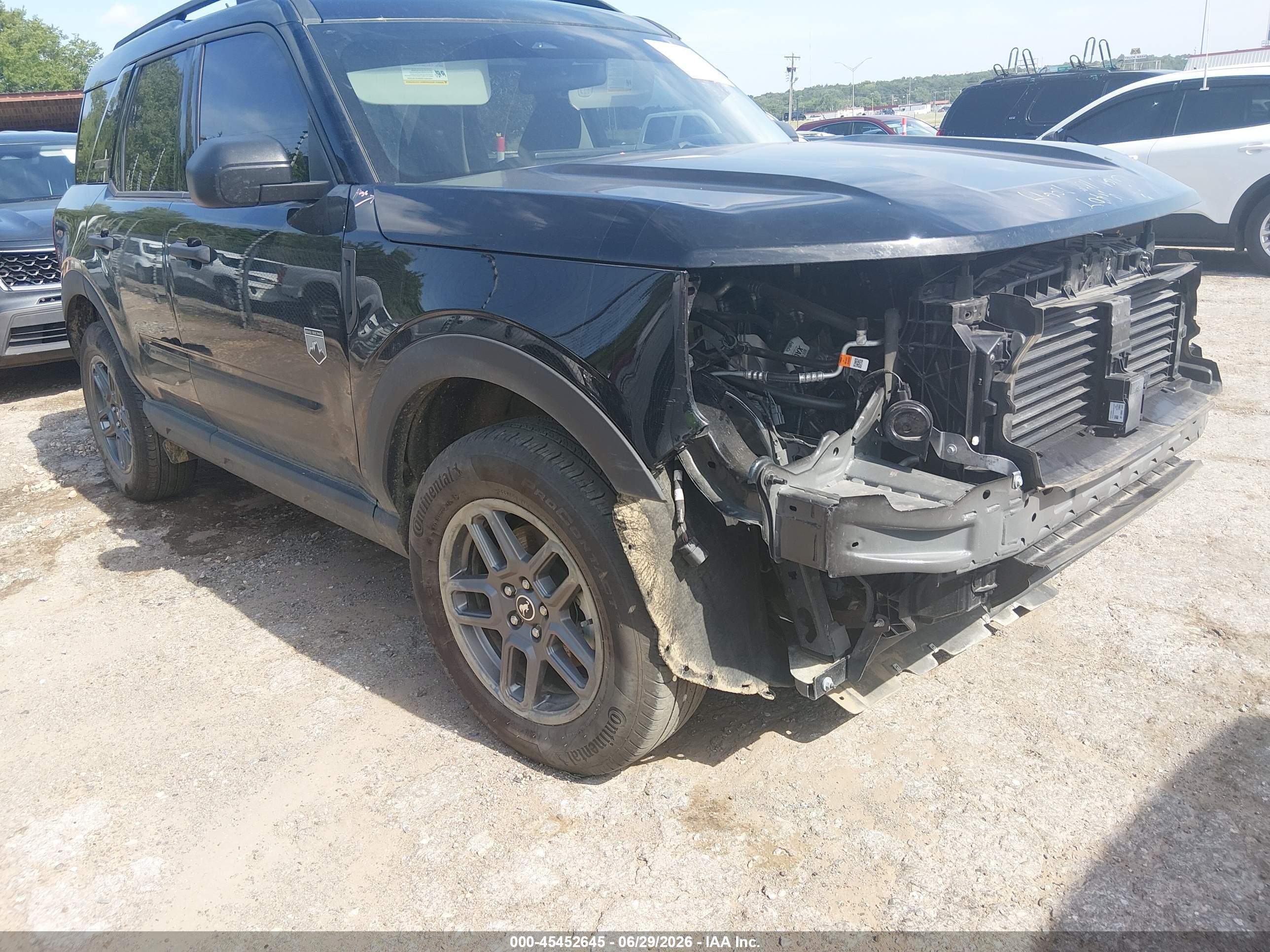 2025 Ford Bronco Sport VIN 3FMCR9BN8SRE73689 — IAAI salvage auction photo