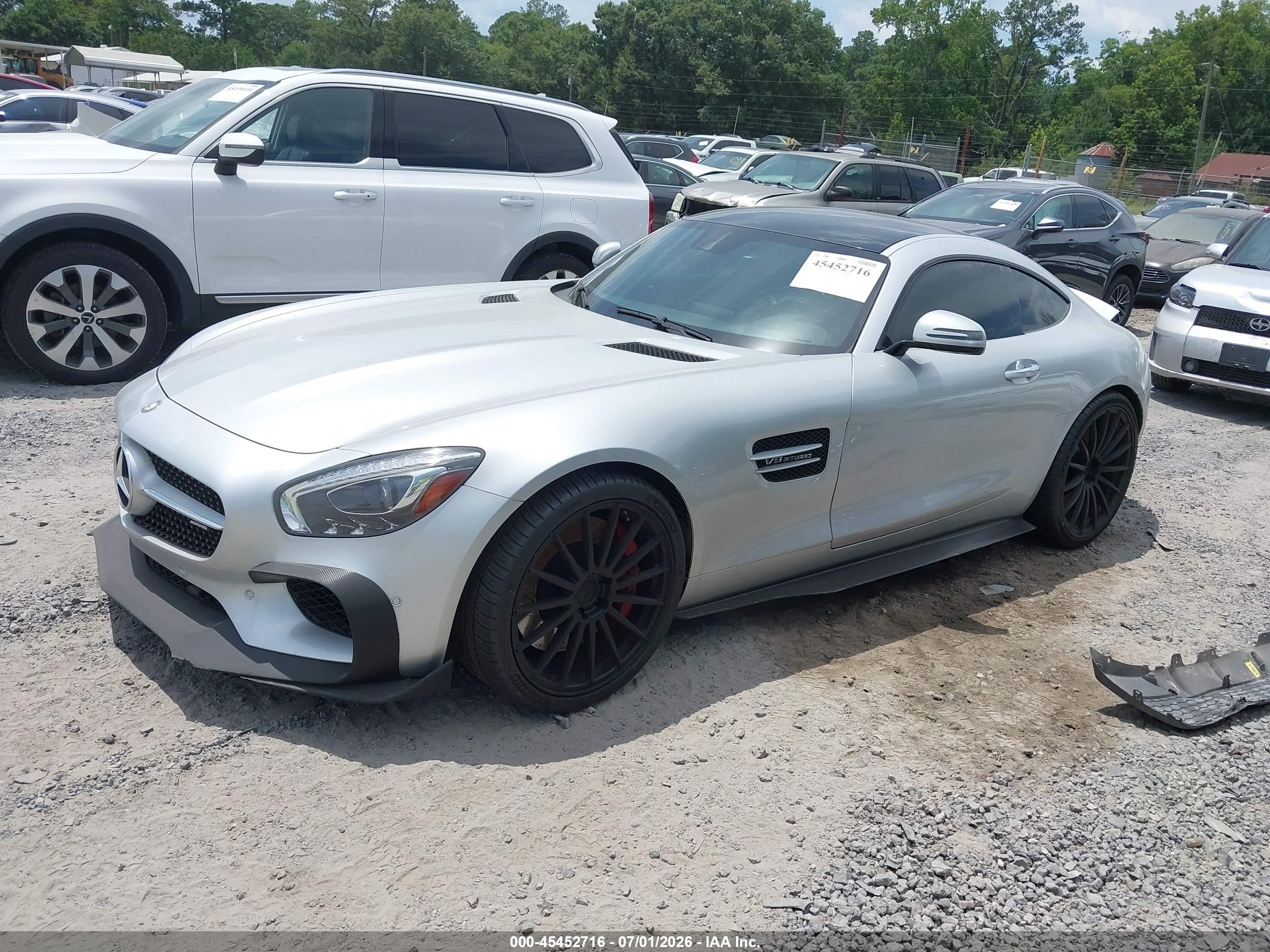 2017 Mercedes-Benz AMG-Class VIN WDDYJ7JA8HA009895 IAAI salvage auction — Unknown, Salvage (South Carolina), sold $31,500 on 2026-08-10 (photo 2)