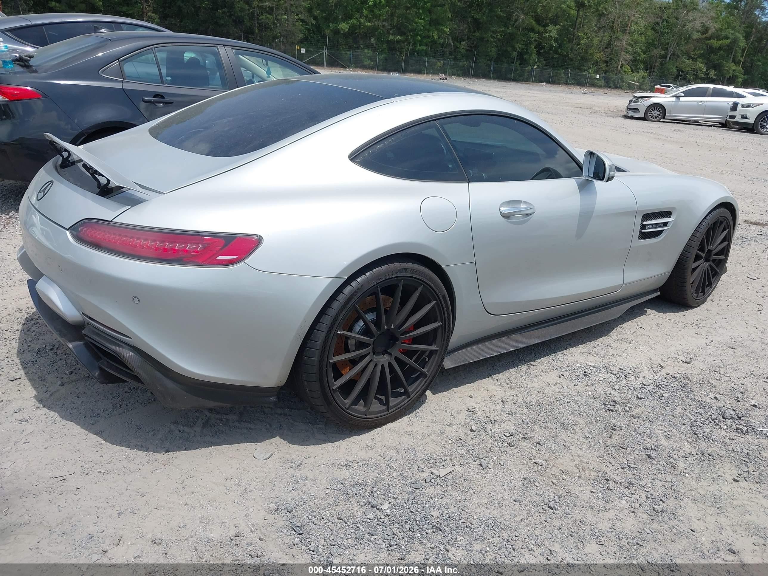 2017 Mercedes-Benz AMG-Class VIN WDDYJ7JA8HA009895 IAAI salvage auction — Unknown, Salvage (South Carolina), sold $31,500 on 2026-08-10 (photo 4)