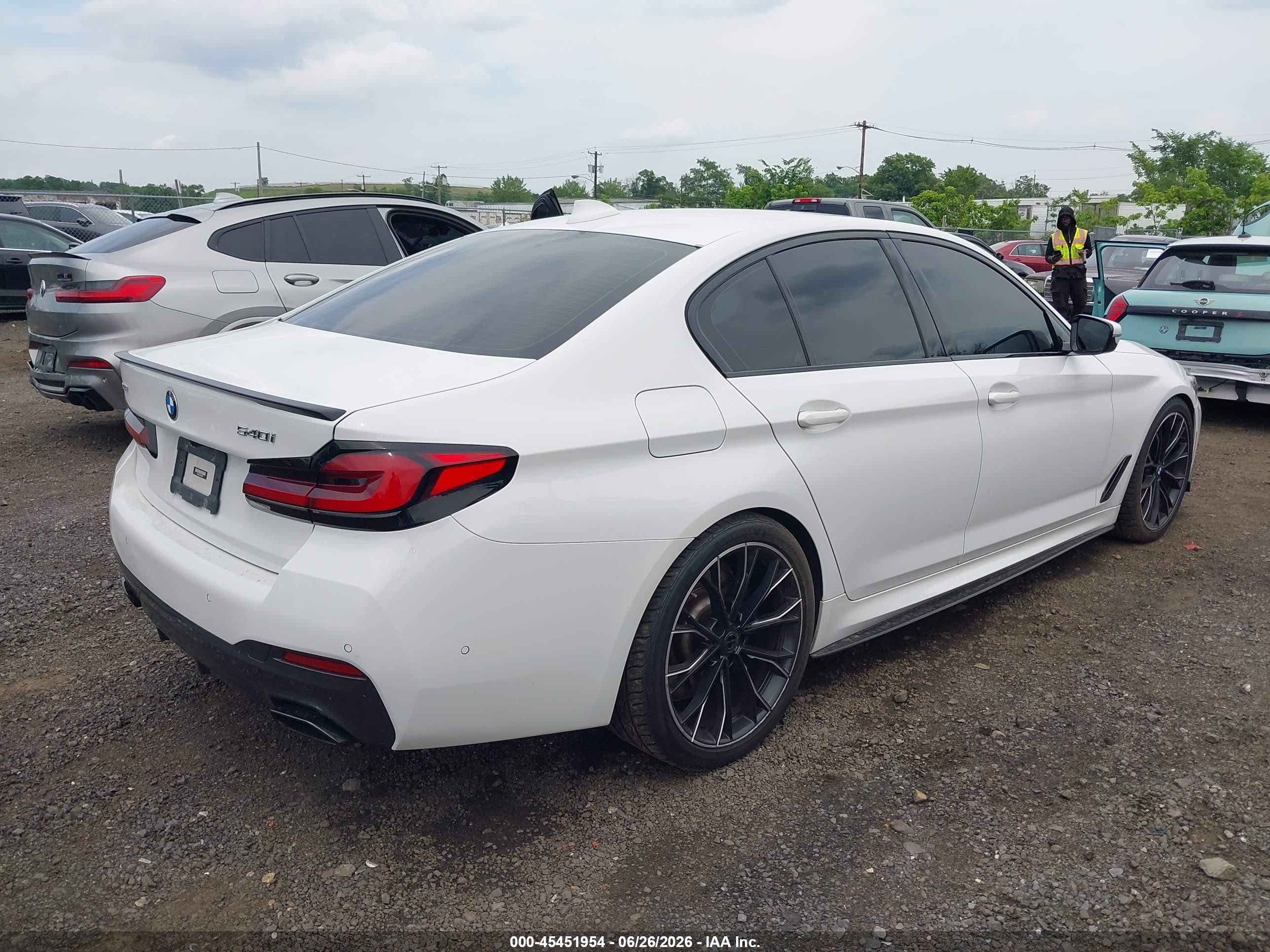 2022 BMW 5 Series VIN WBA73BJ04NCJ91859 IAAI salvage auction — Front End, Salvage (Idaho), sold $25,500 on 2026-09-24 (photo 4)