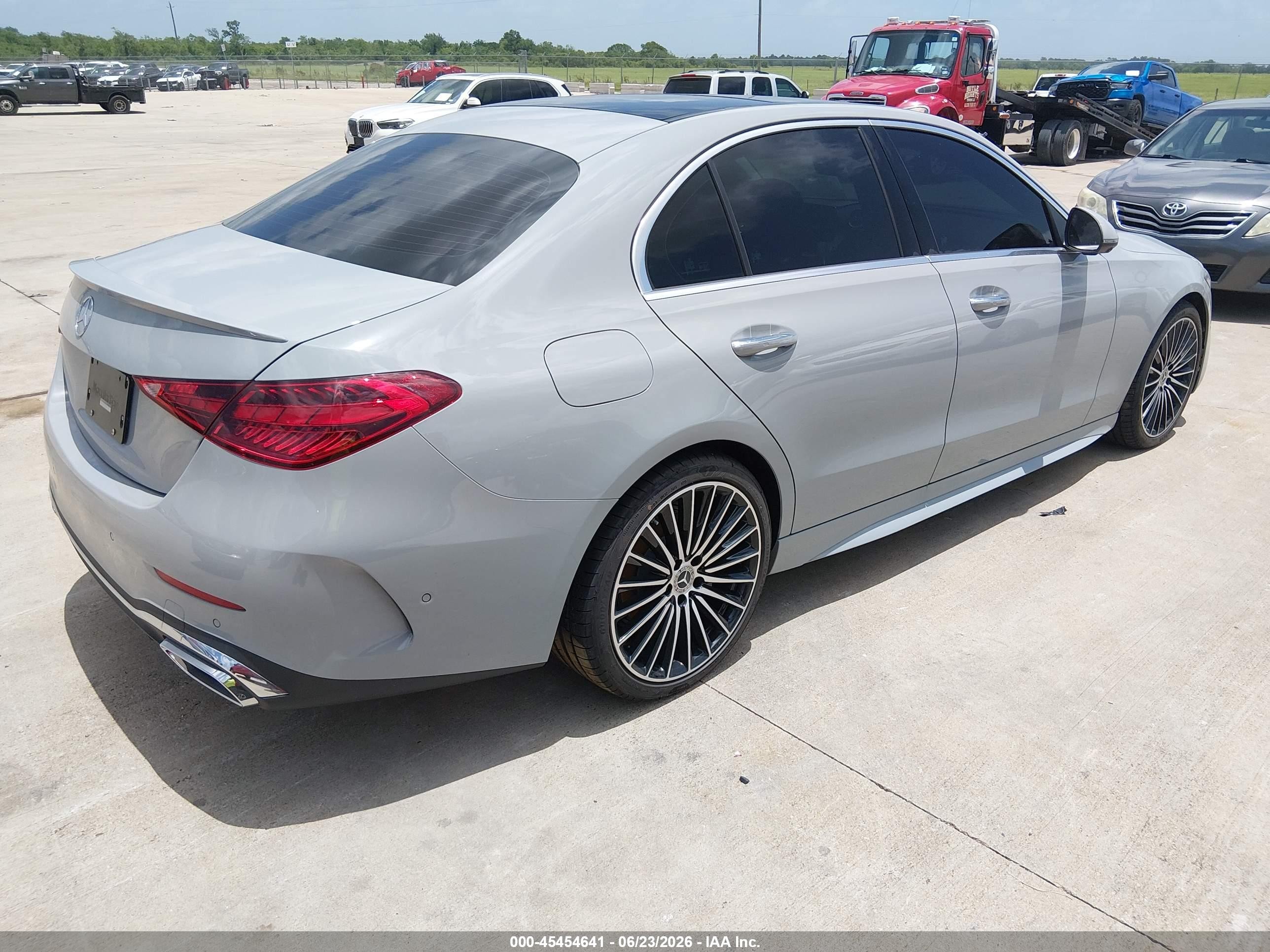 2026 Mercedes-Benz C-Class VIN W1KAF4GB1TR339034 IAAI salvage auction — Water/Flood, Salvage (Texas), sold $25,500 on 2026-08-19 (photo 4)