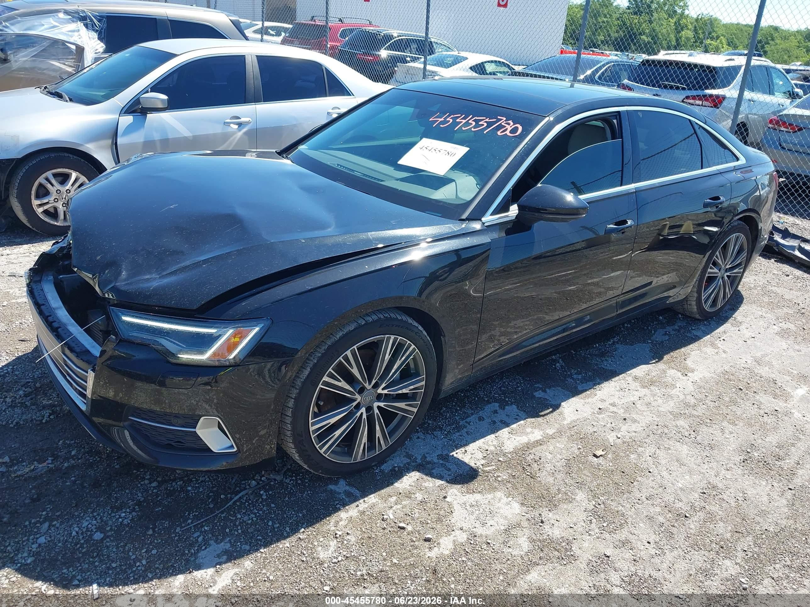 2020 Audi A6 VIN WAUE8AF22LN086221 IAAI salvage auction — Front End, Salvage (Kentucky), sold $10,950 on 2026-09-08 (photo 2)