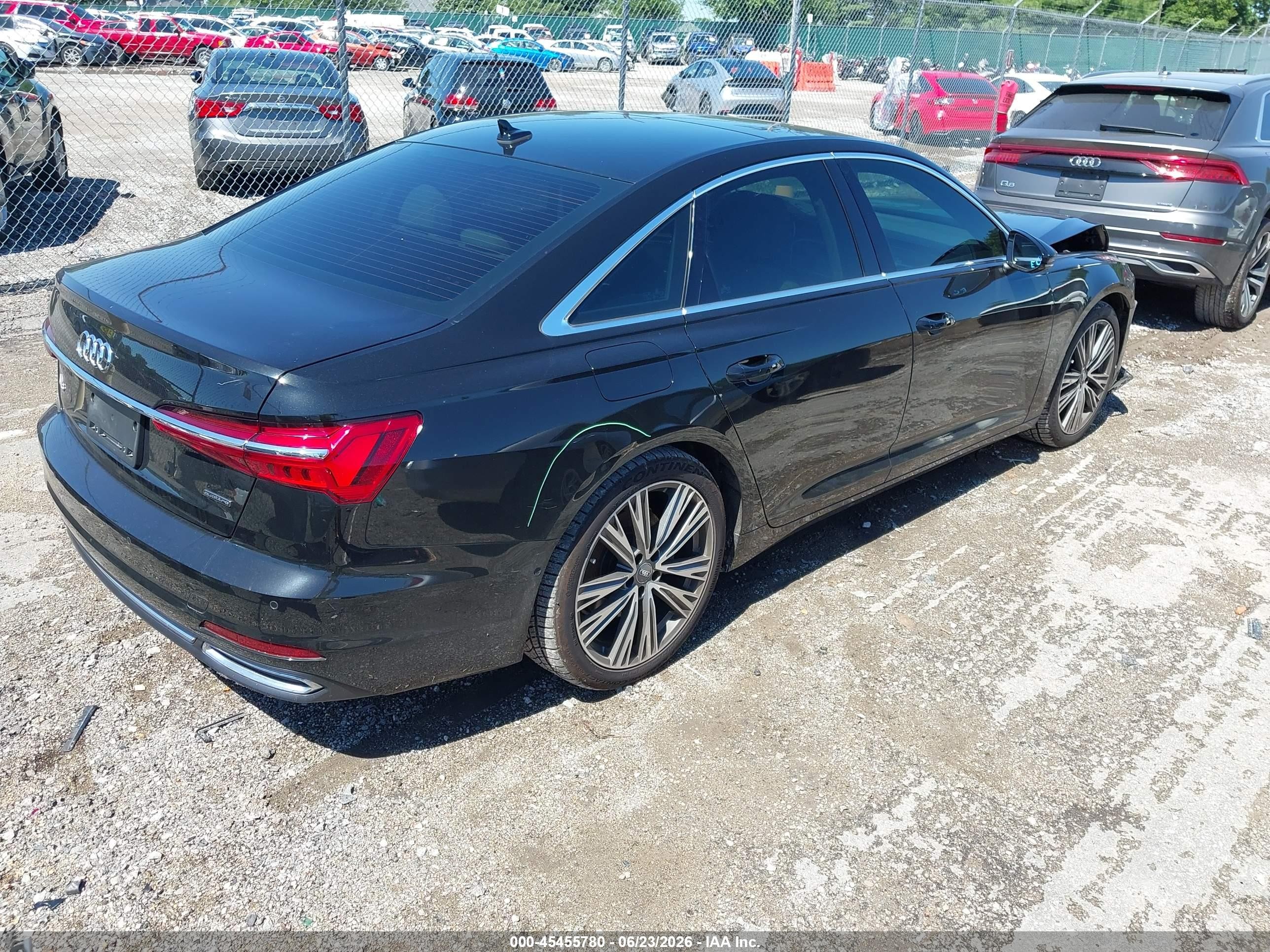 2020 Audi A6 VIN WAUE8AF22LN086221 IAAI salvage auction — Front End, Salvage (Kentucky), sold $10,950 on 2026-09-08 (photo 4)