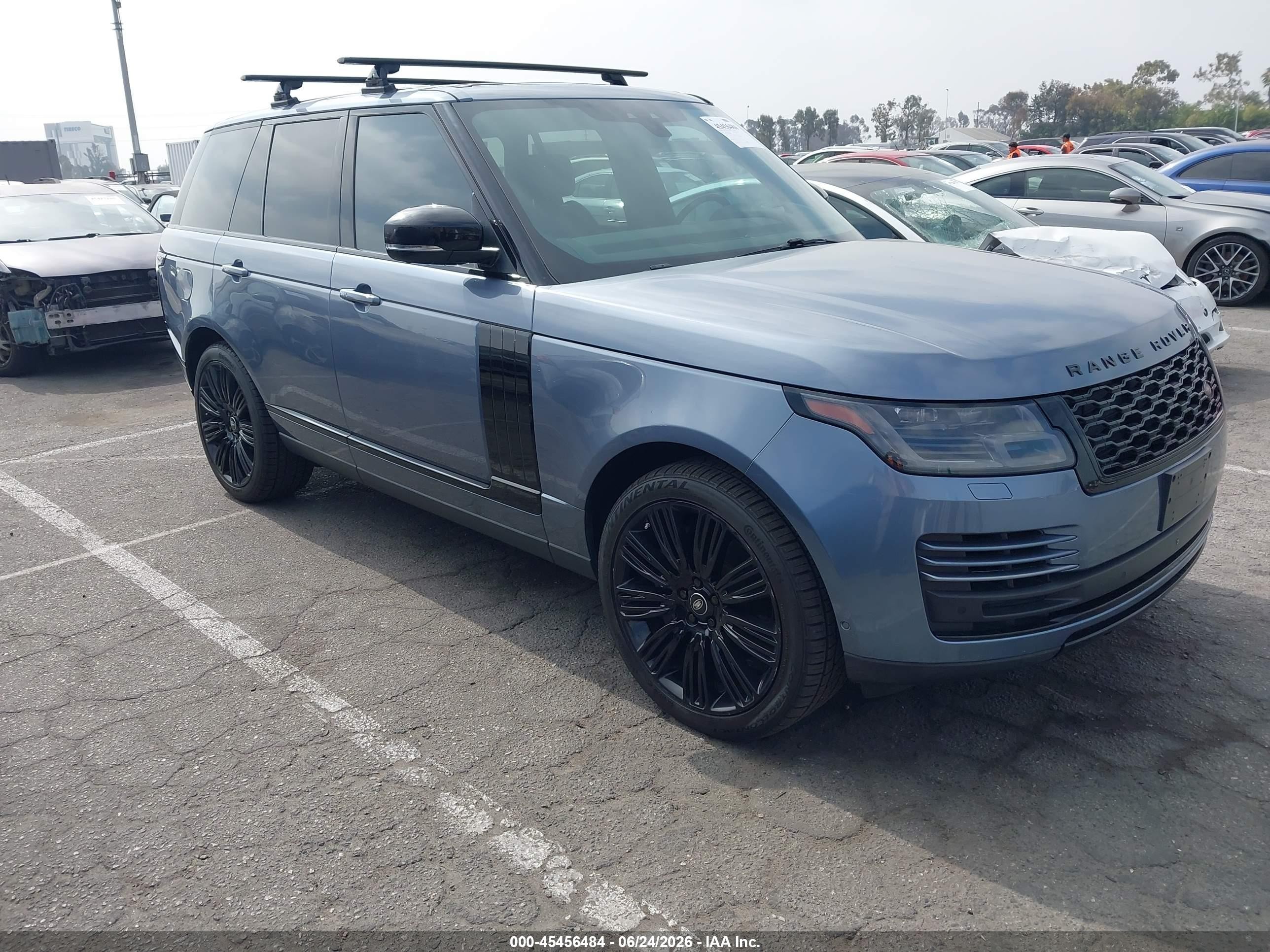 2018 Land Rover Range Rover VIN SALGS2SV8JA388872 IAAI salvage auction — Normal Wear, Clear (Montana), sold $16,100 on 2026-07-09 (photo 1)