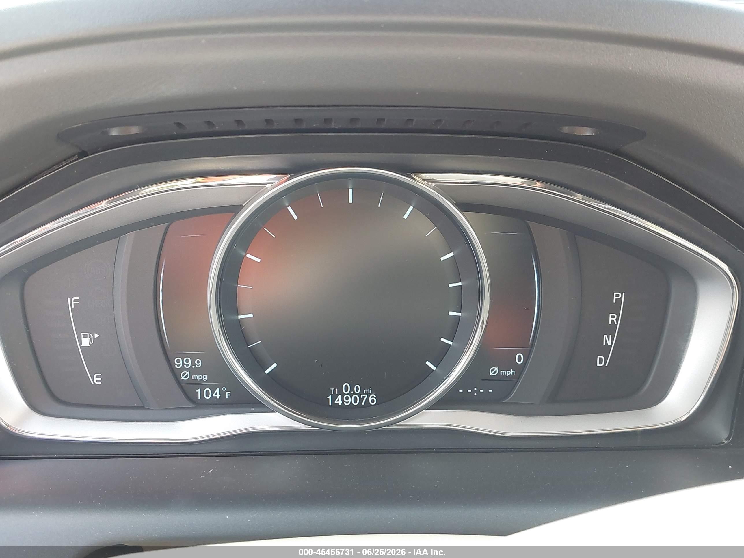 2015 Volvo XC60 VIN YV440MDM0F2726392 IAAI salvage auction — Front End, Original (Texas), sold $1,300 on 2026-09-11 (photo 7)