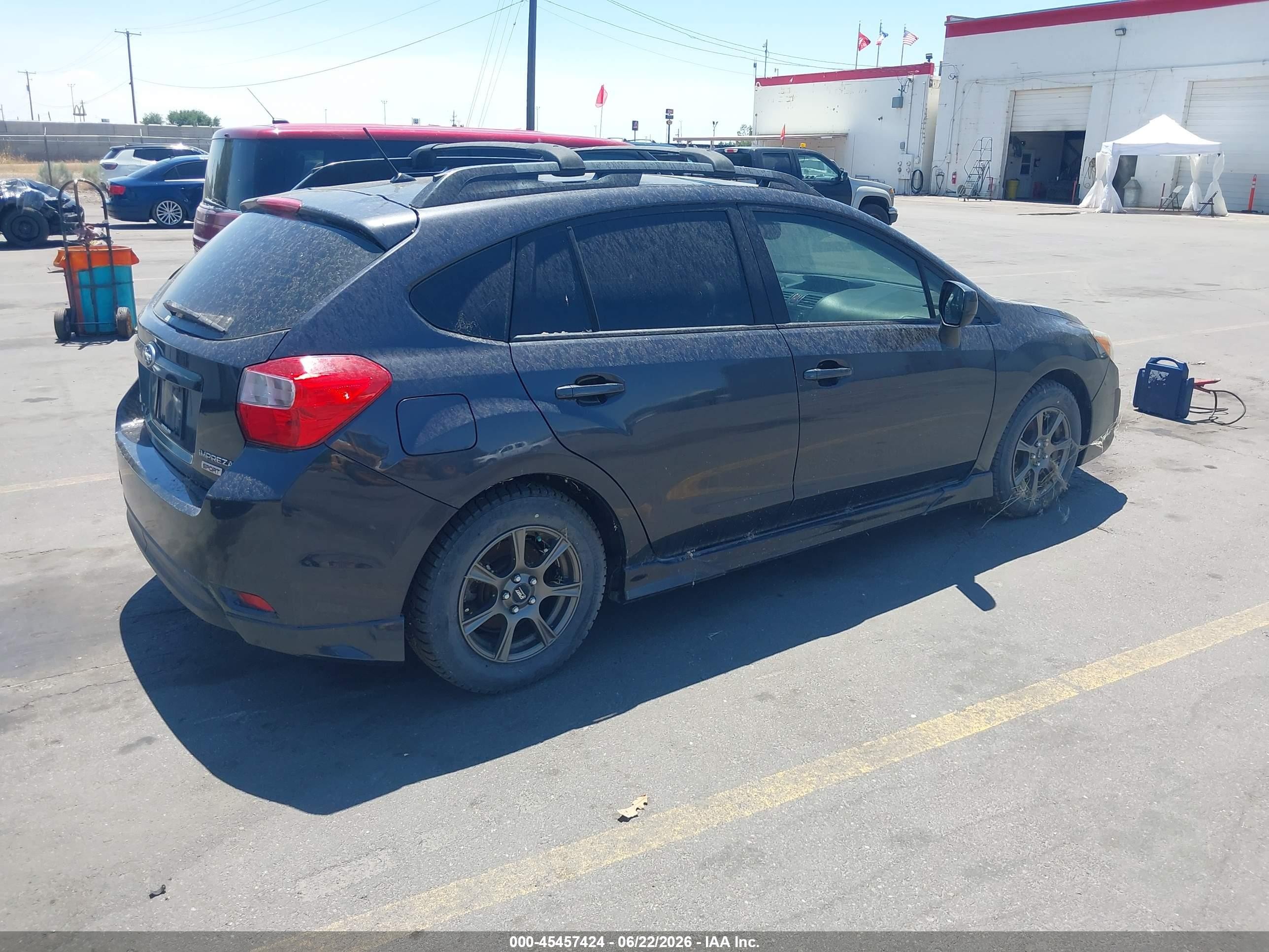2012 Subaru Impreza VIN JF1GPAS66CH246242 IAAI salvage auction — Normal Wear, Clear (Utah), sold $750 on 2026-07-09 (photo 4)