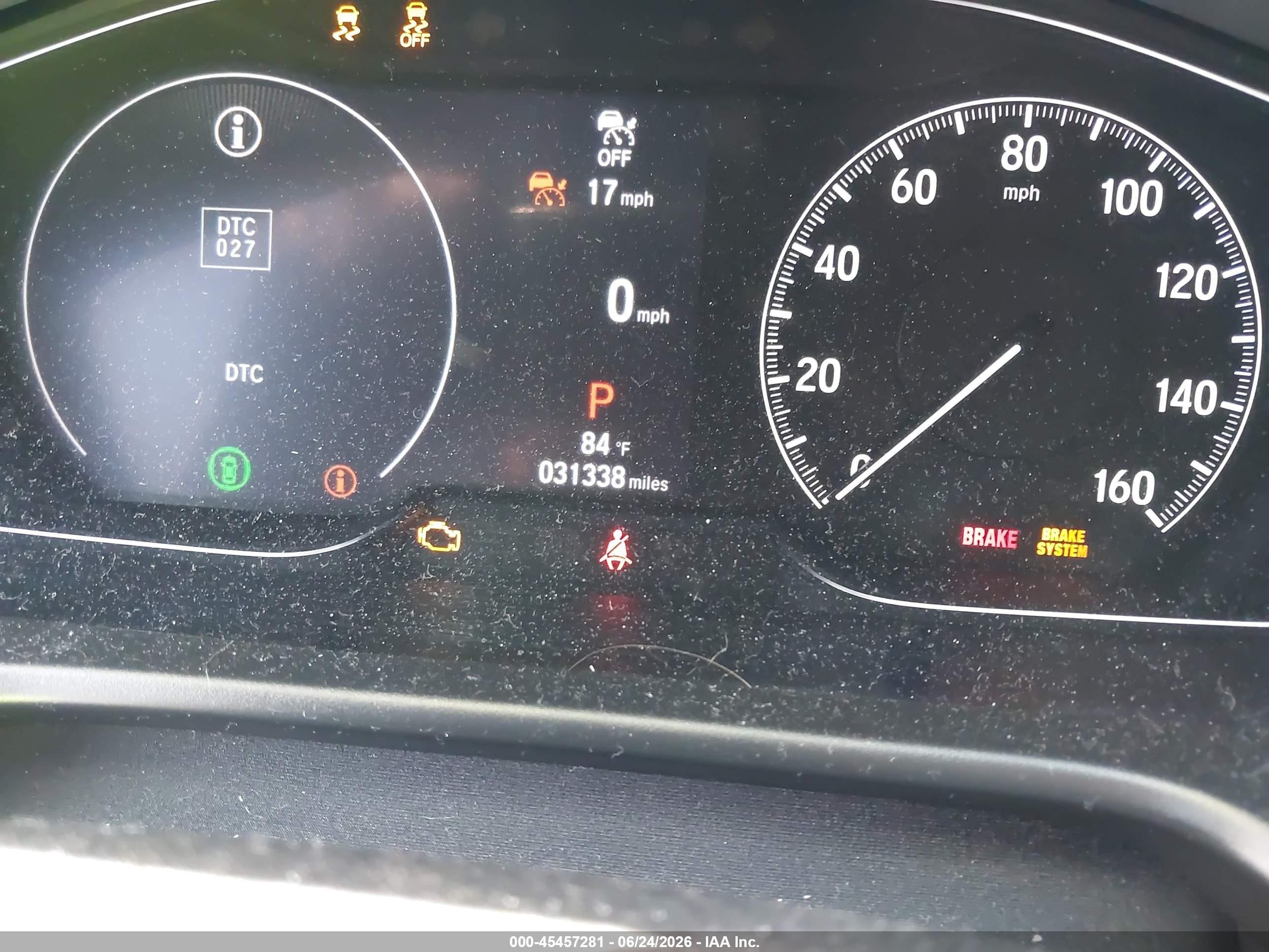 2022 Honda Accord VIN 1HGCV2F38NA018311 IAAI salvage auction — Front End, Salvage (Idaho), sold $11,900 on 2026-07-04 (photo 7)