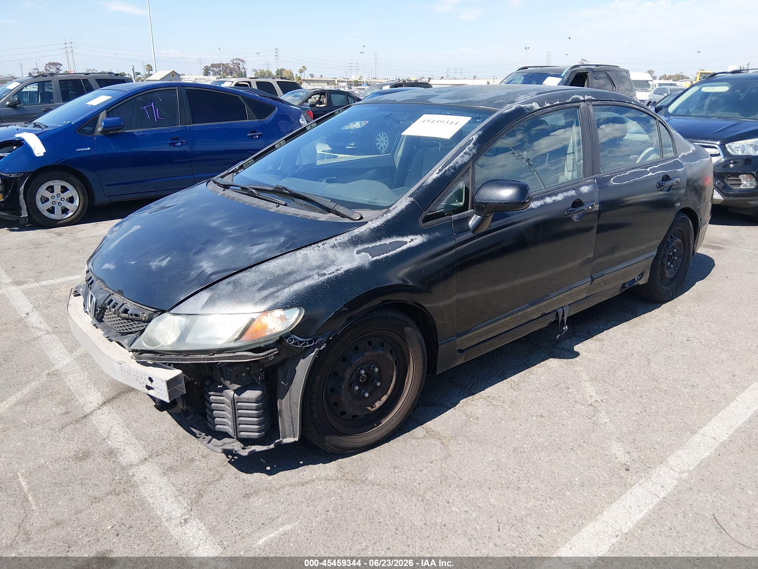 2011 Honda Civic VIN 2HGFA1F50BH513524 IAAI salvage auction — Unknown, Salvage (California), sold $550 on 2026-07-02 (photo 2)
