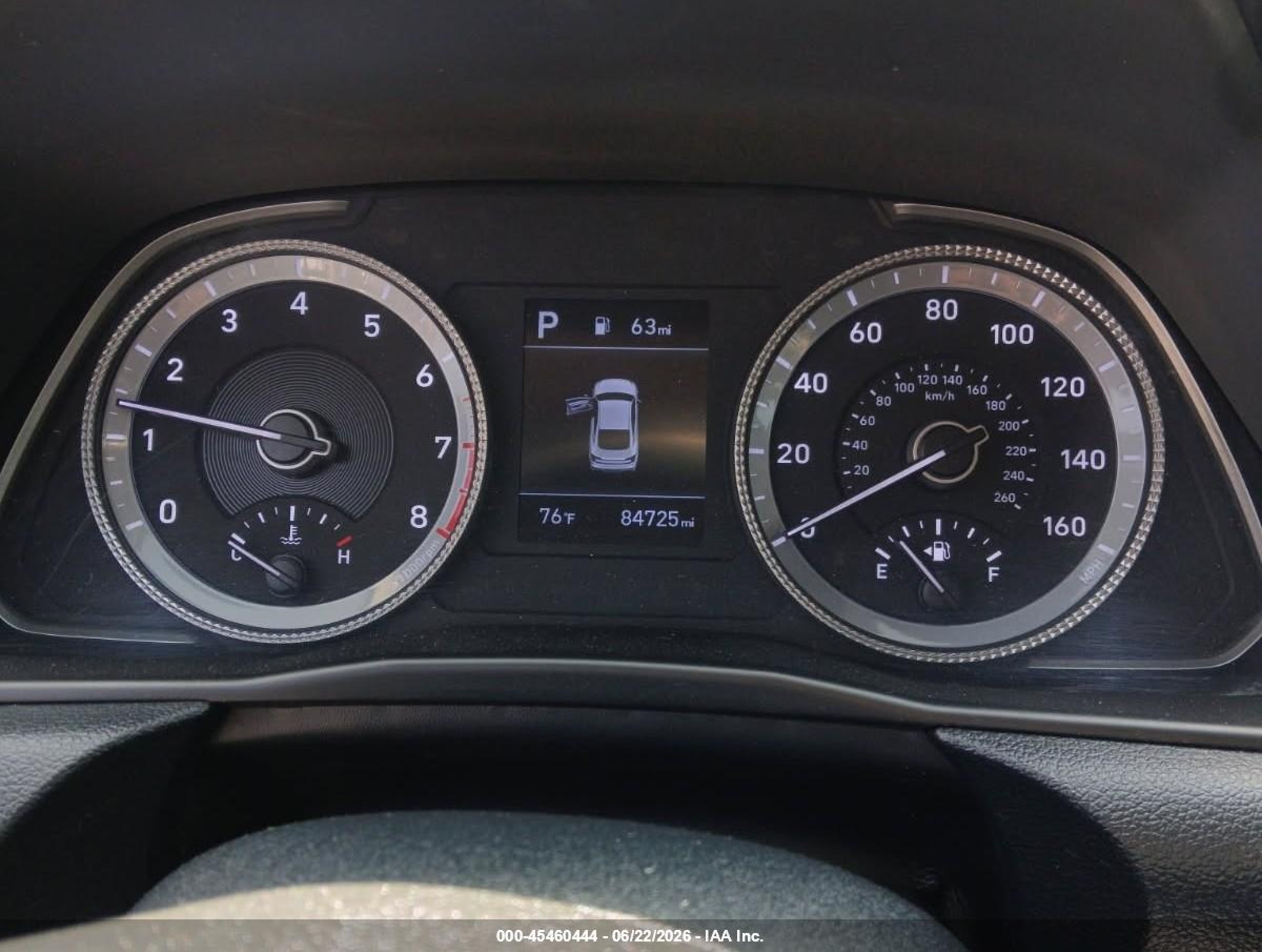2022 Hyundai Sonata VIN 5NPEG4JAXNH143015 IAAI salvage auction — Normal Wear, Salvage (California), sold $3,100 on 2026-07-09 (photo 7)