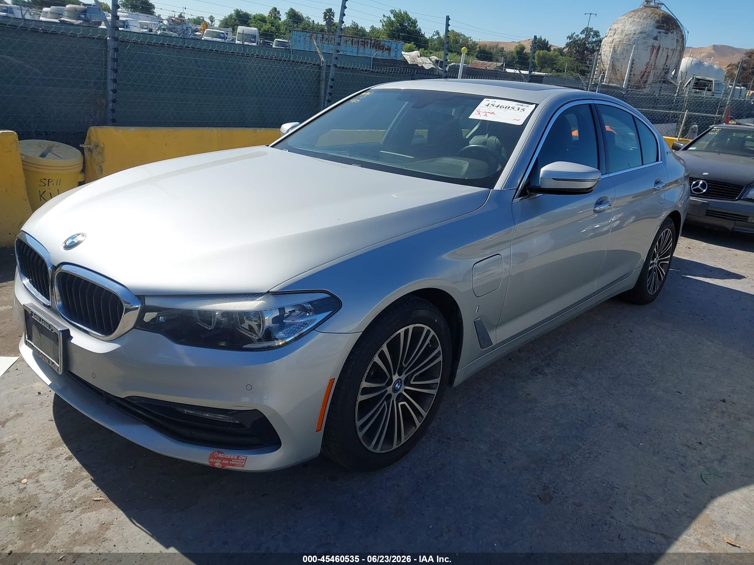 2018 BMW 5 Series VIN WBAJA9C55JB033074 IAAI salvage auction — Normal Wear, Clear - Dealer Only (California), sold $5,150 on 2026-07-09 (photo 2)