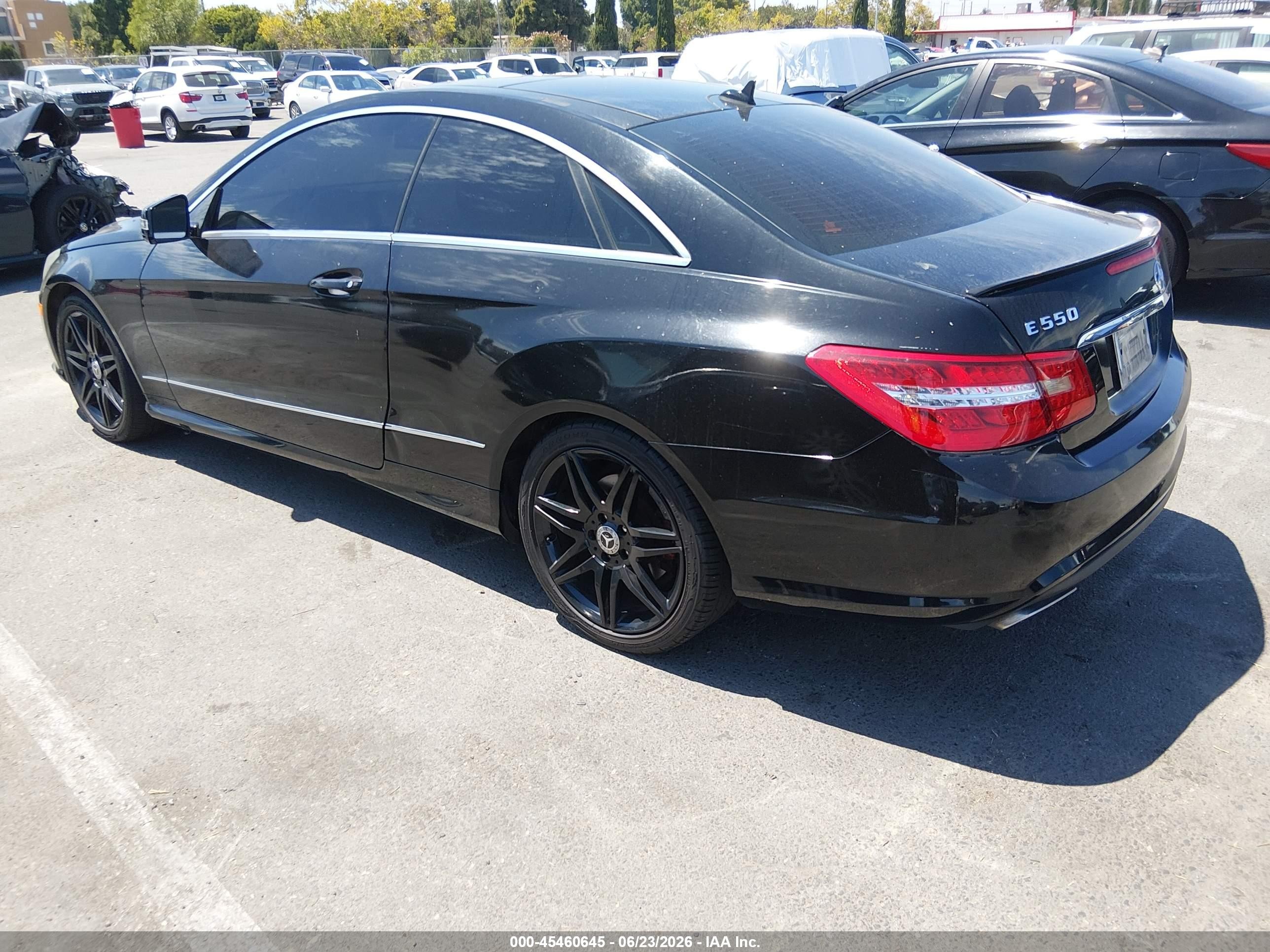 2011 Mercedes-Benz E-Class VIN WDDKJ7CB1BF120424 IAAI salvage auction — Normal Wear, Clear - Dealer Only (California), sold $400 on 2026-07-09 (photo 3)