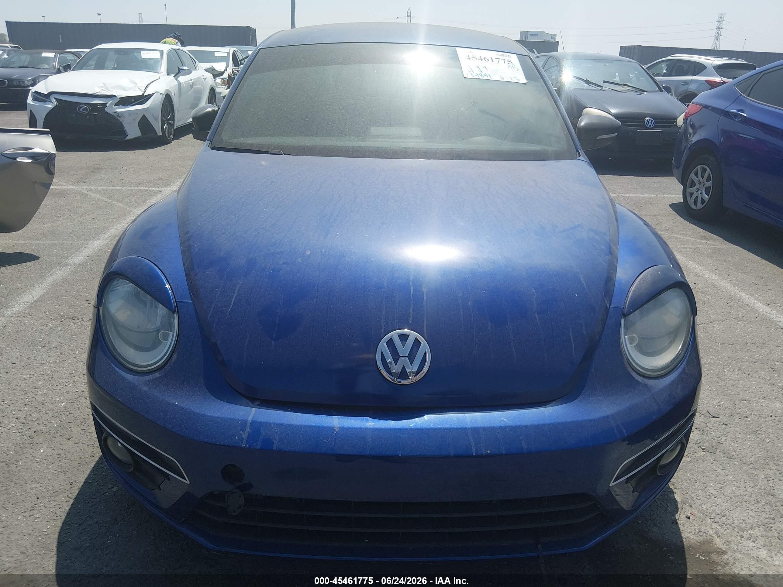 2014 Volkswagen Beetle VIN 3VWVT7AT4EM609639 IAAI salvage auction — Normal Wear, Clear - Dealer Only (California), sold $1,300 on 2026-07-02 (photo 6)