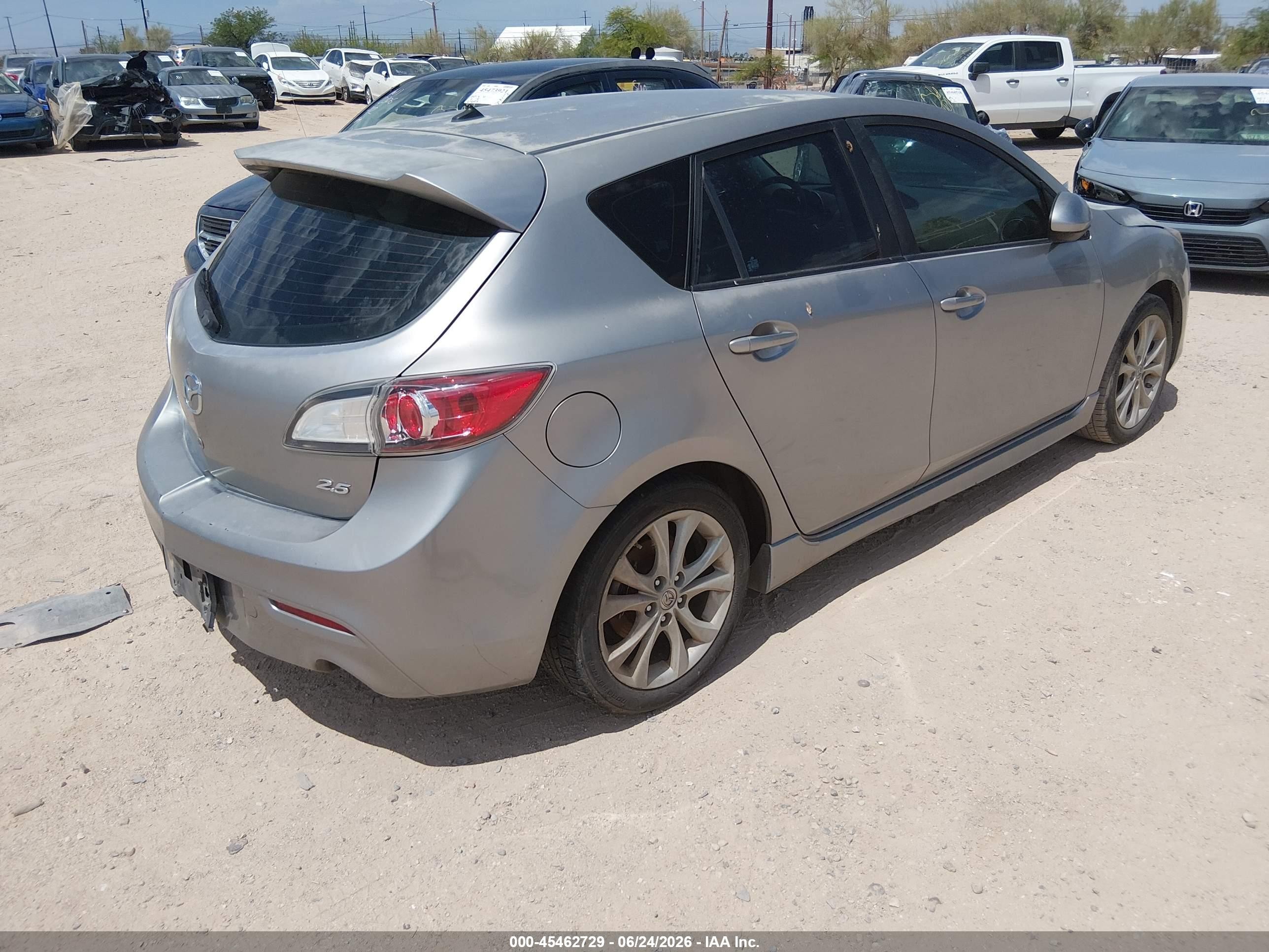 2010 Mazda 3 VIN JM1BL1H56A1245516 IAAI salvage auction — Rear End, Salvage (Arizona), sold $875 on 2026-09-26 (photo 4)