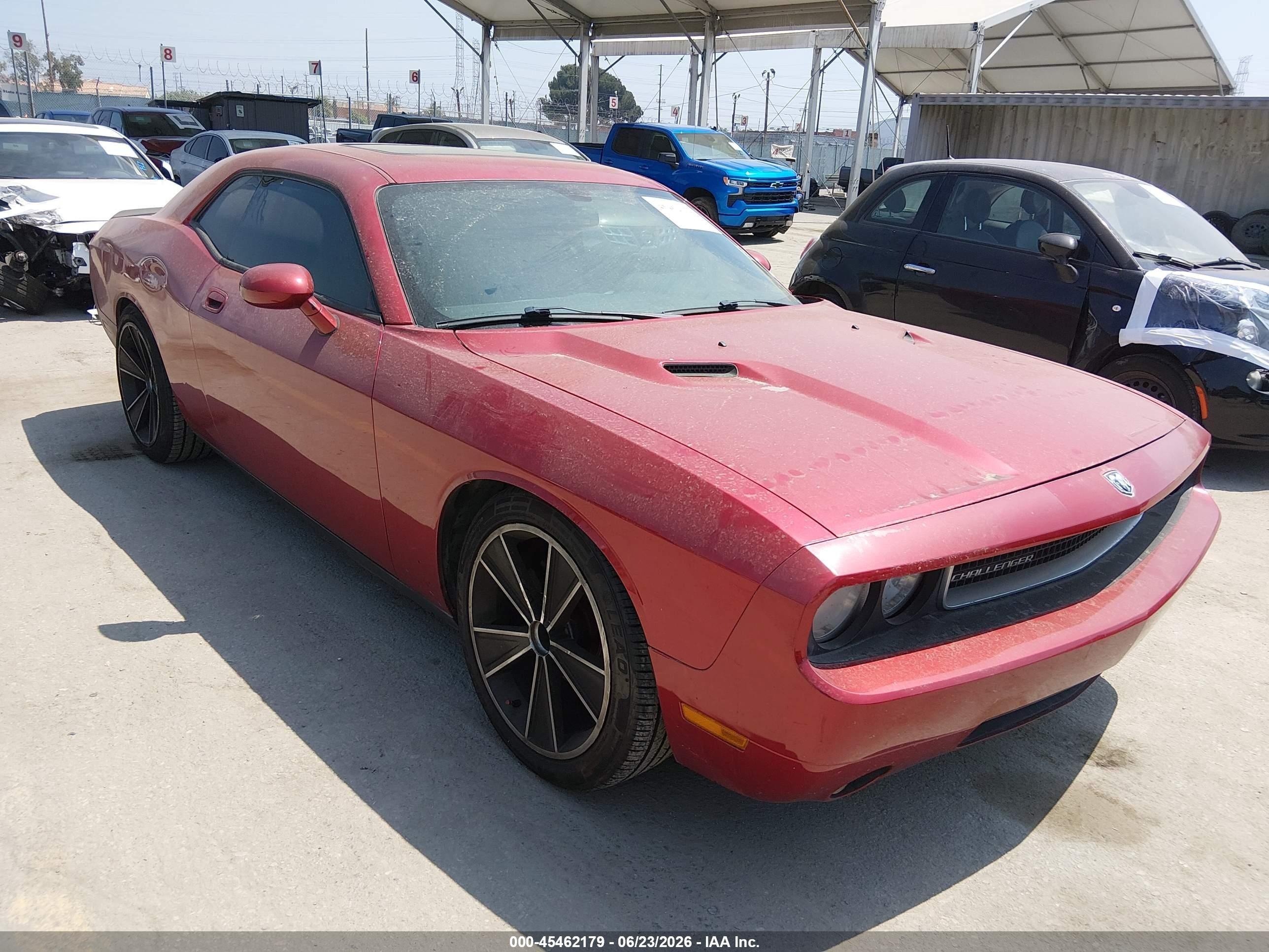 2010 Dodge Challenger VIN 2B3CJ4DV1AH109377 IAAI salvage auction — Rear End, Salvage (California), sold $1,150 on 2026-07-11 (photo 1)