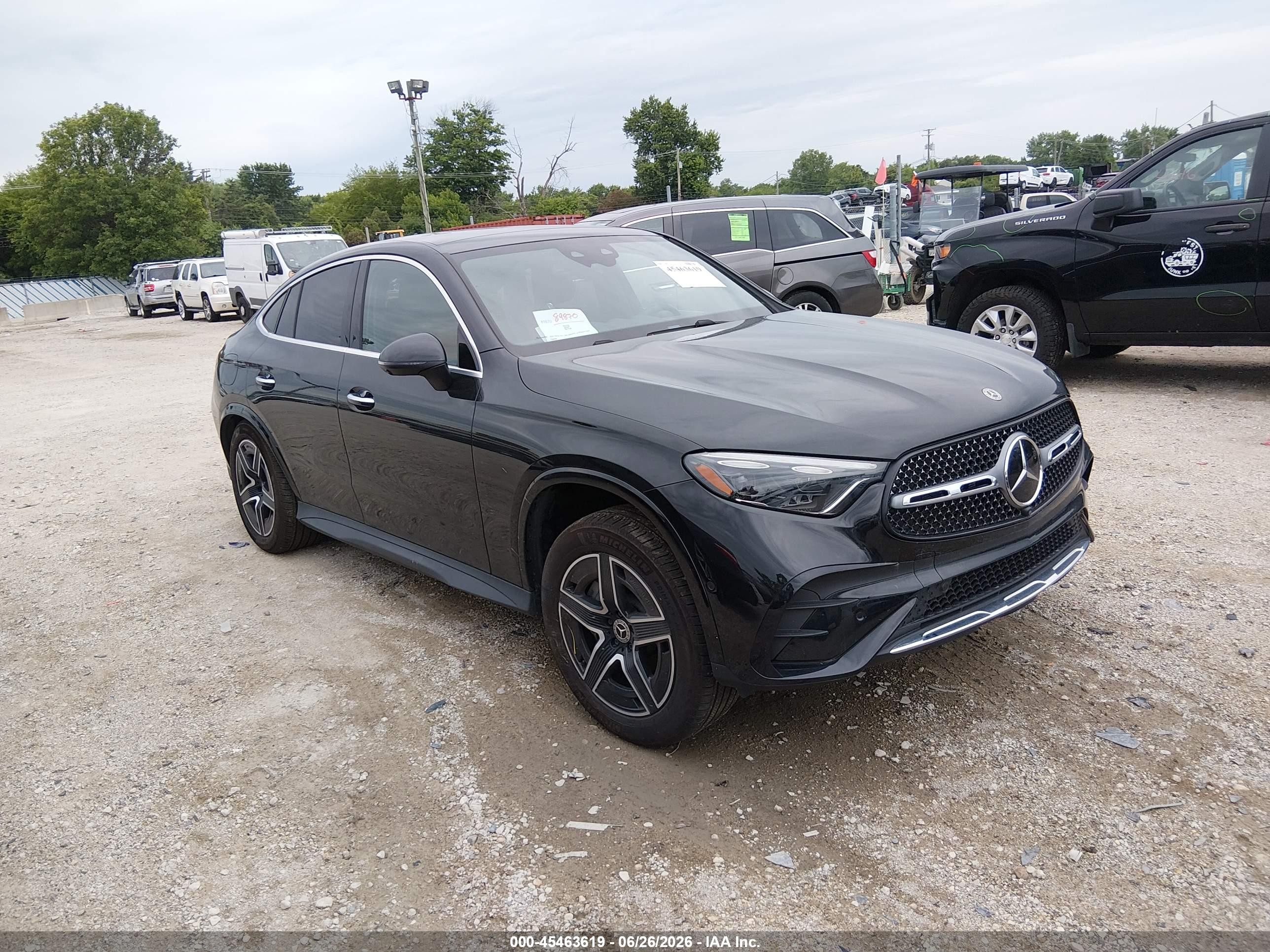 2025 Mercedes-Benz GLC-Class VIN W1NKJ4HB4SF359623 IAAI salvage auction — Rear End, Salvage (Illinois), sold $35,000 on 2026-09-11 (photo 1)