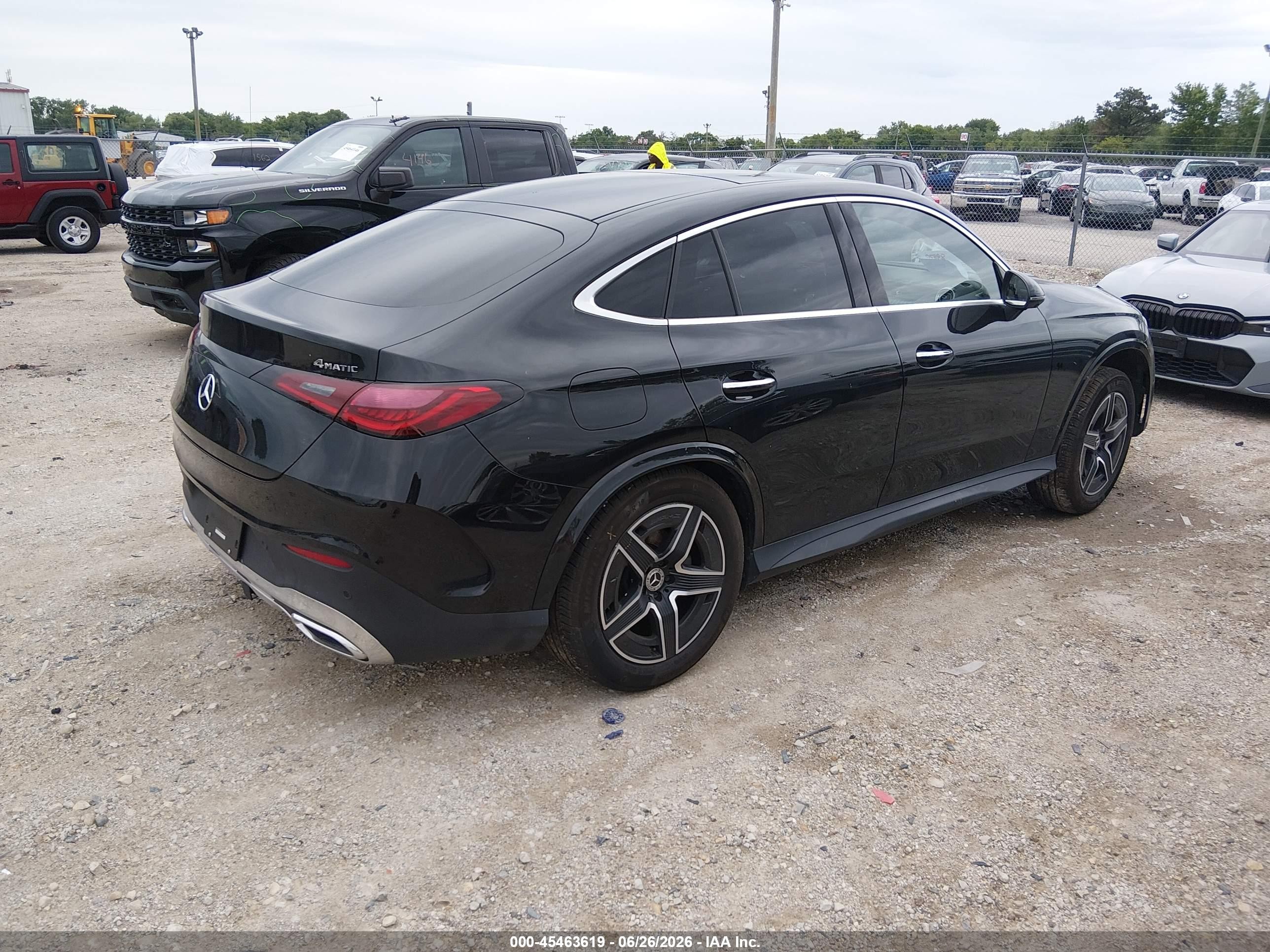 2025 Mercedes-Benz GLC-Class VIN W1NKJ4HB4SF359623 IAAI salvage auction — Rear End, Salvage (Illinois), sold $35,000 on 2026-09-11 (photo 4)