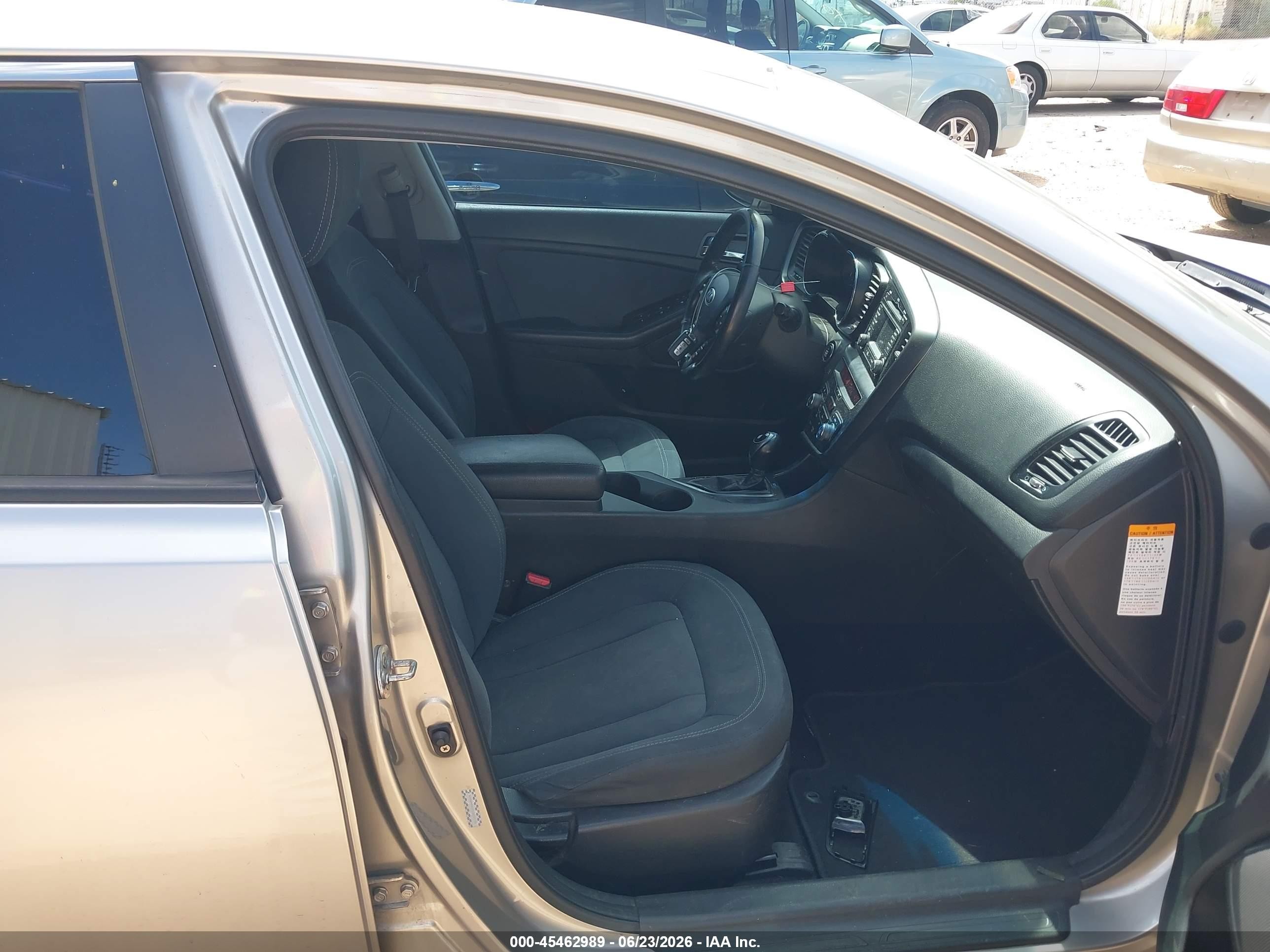 2012 Kia Optima Hybrid VIN KNAGM4AD1C5032746 IAAI salvage auction — Normal Wear, Clear-Dealer Only (Arizona), sold $750 on 2026-07-02 (photo 5)