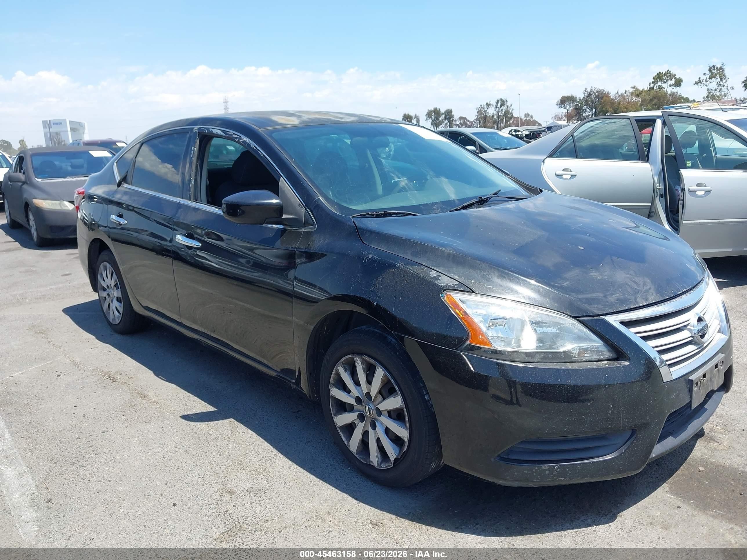 2014 Nissan Sentra VIN 3N1AB7AP7EY281166 IAAI salvage auction — Normal Wear, Clear - Dealer Only (California), sold $600 on 2026-07-09 (photo 6)