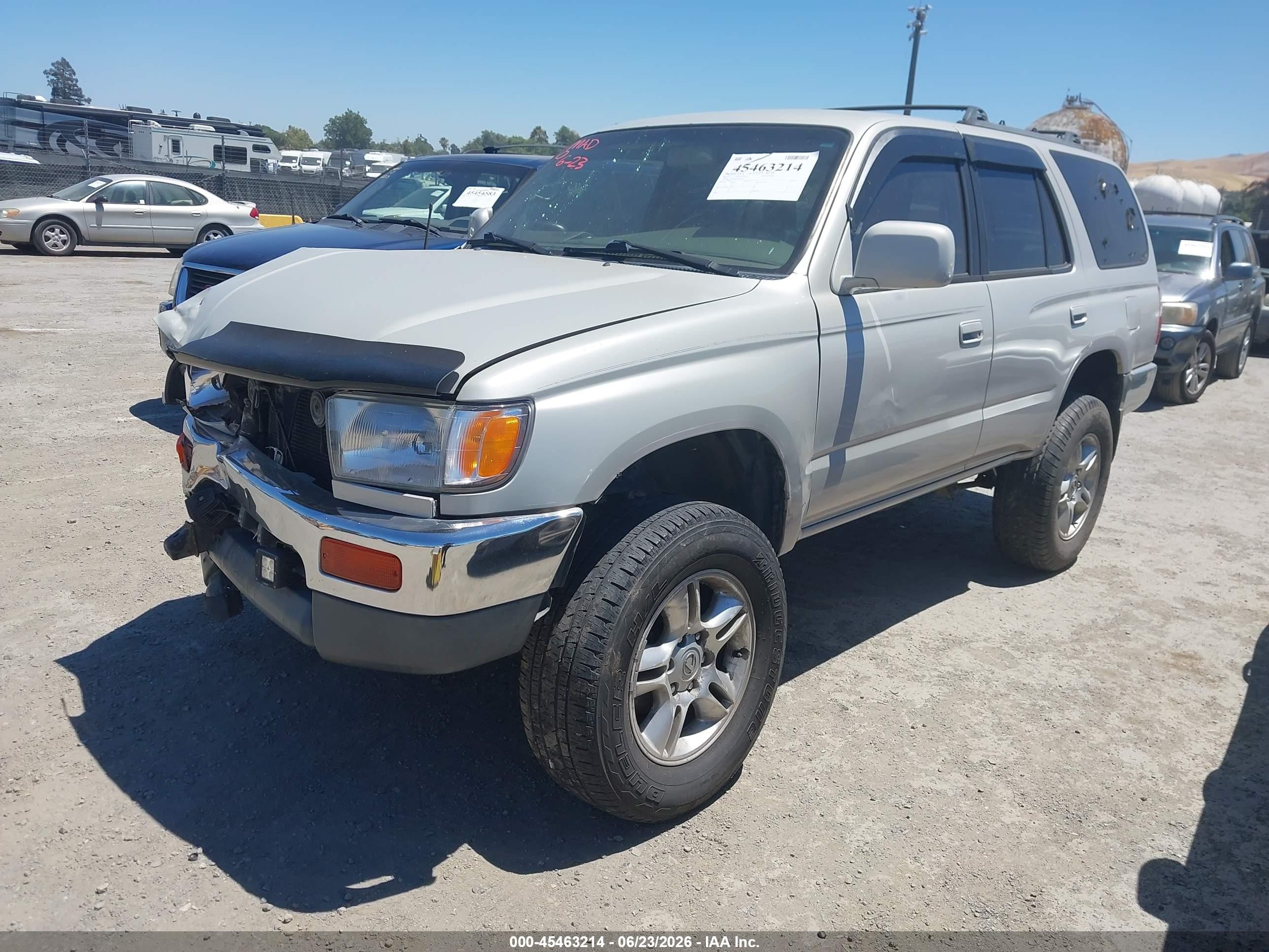 1997 Toyota 4Runner VIN JT3HN86R0V0107621 IAAI salvage auction — Normal Wear, Salvage (California), sold $975 on 2026-07-02 (photo 2)