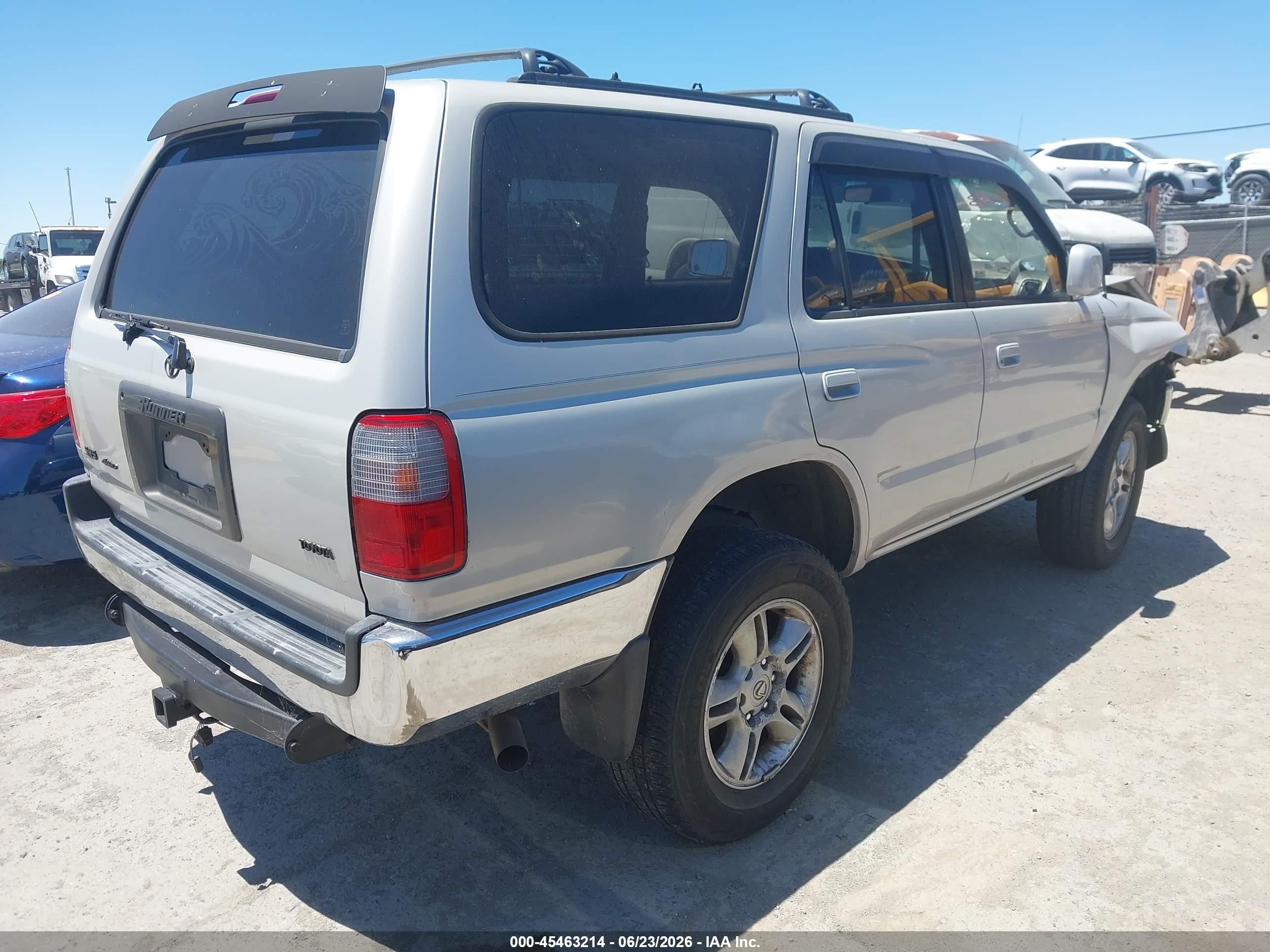 1997 Toyota 4Runner VIN JT3HN86R0V0107621 IAAI salvage auction — Normal Wear, Salvage (California), sold $975 on 2026-07-02 (photo 4)