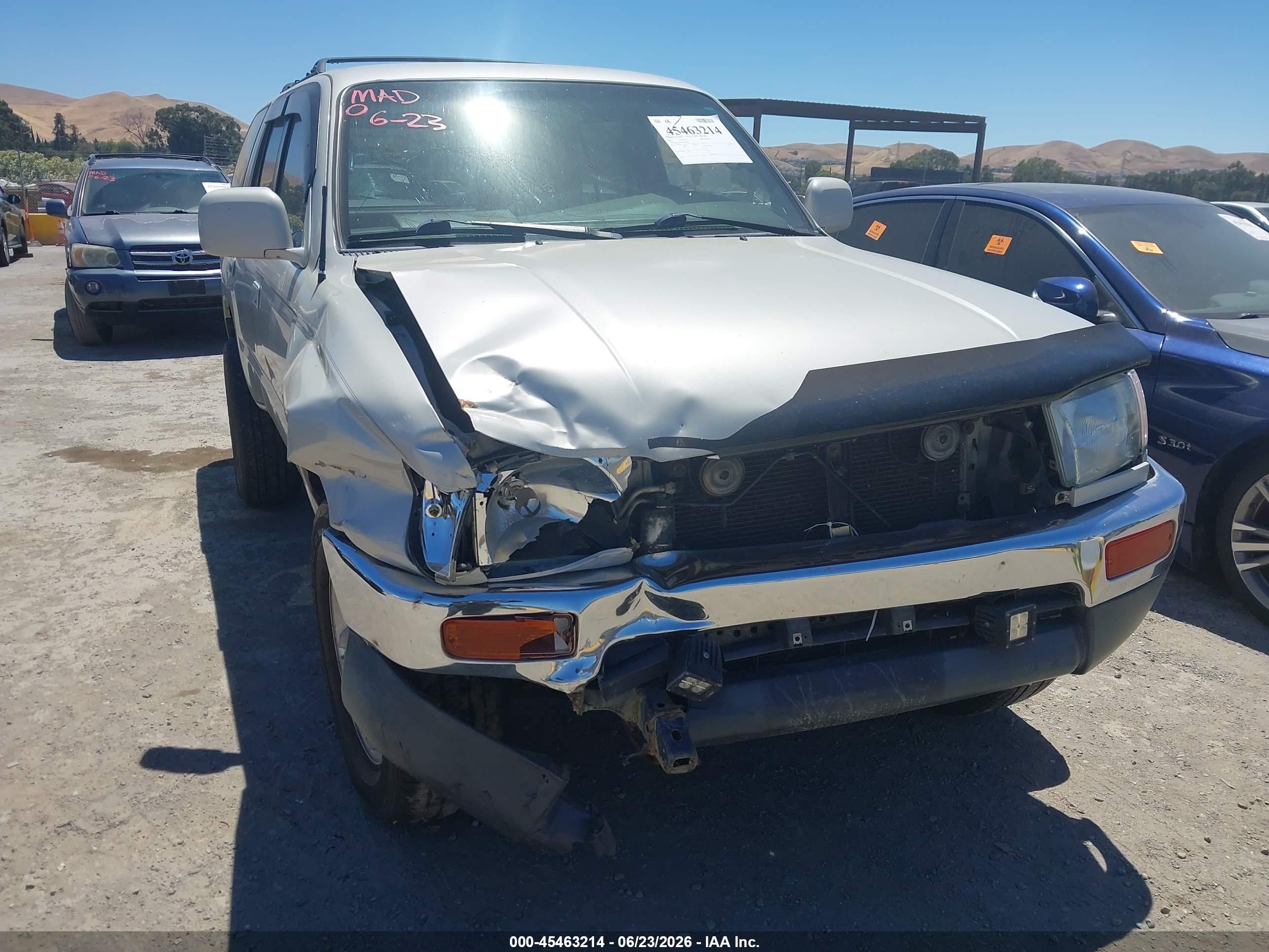1997 Toyota 4Runner VIN JT3HN86R0V0107621 IAAI salvage auction — Normal Wear, Salvage (California), sold $975 on 2026-07-02 (photo 6)