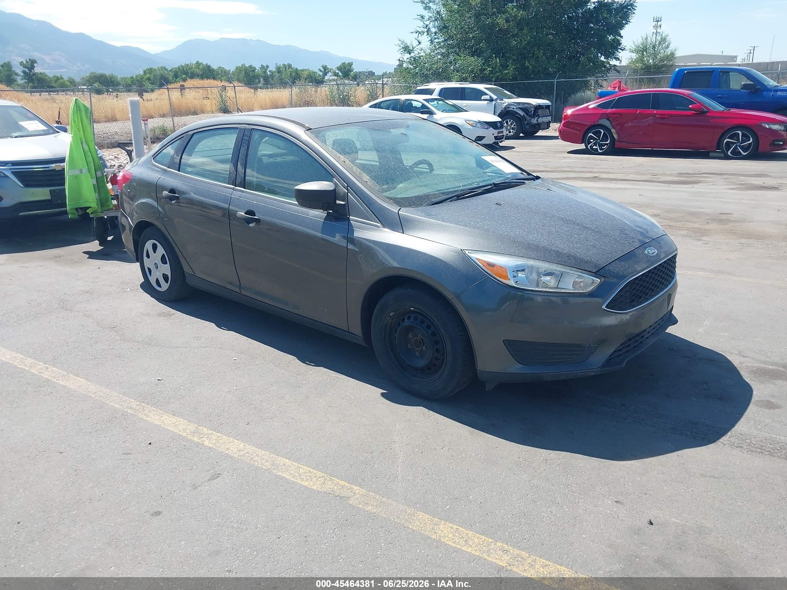 2018 Ford Focus VIN 1FADP3E25JL254480 IAAI salvage auction — Engine Damage, Clear (Utah), sold $300 on 2026-07-09 (photo 1)