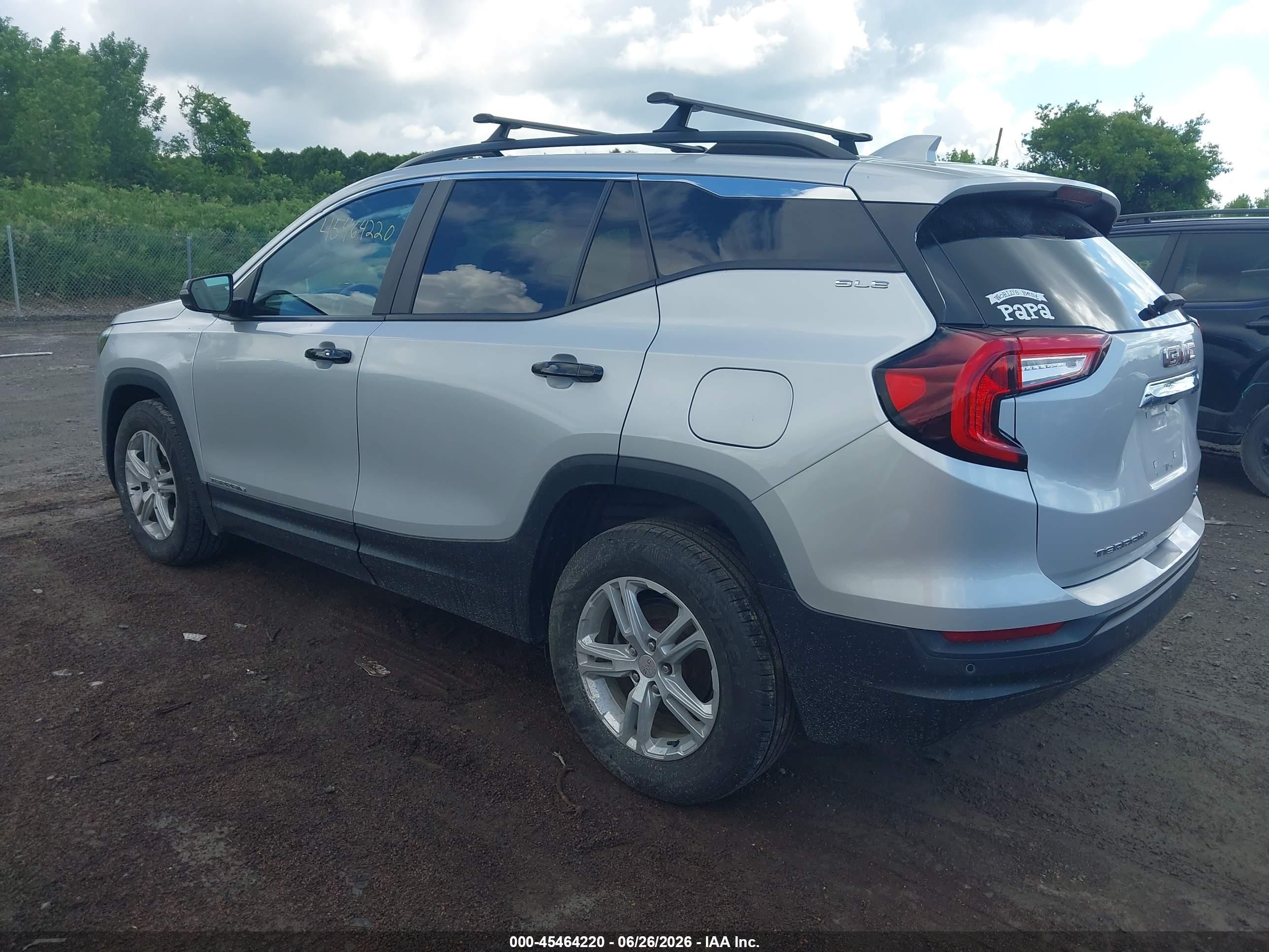 2022 Gmc Terrain VIN 3GKALTEV4NL248459 IAAI salvage auction — Side, Mv-907A (New York), sold $7,600 on 2026-10-05 (photo 3)