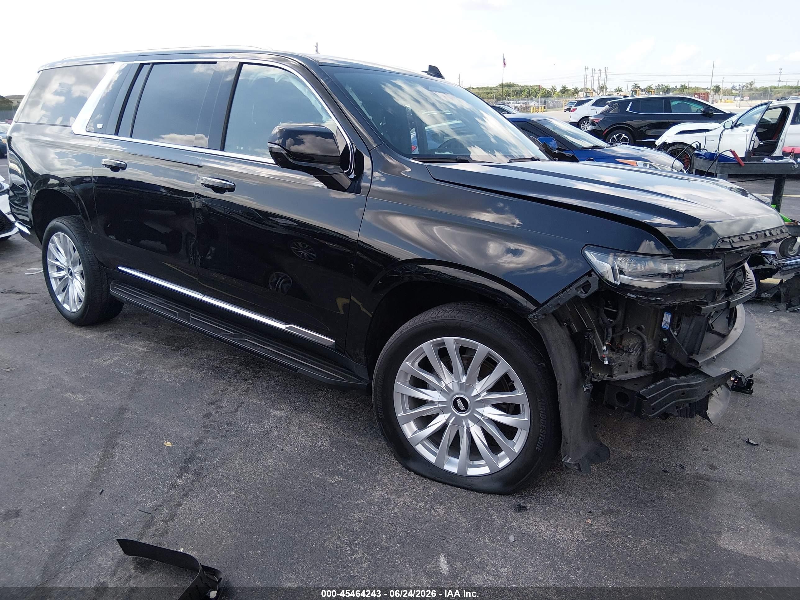 2023 Cadillac Escalade ESV VIN 1GYS3JKT6PR504811 — IAAI salvage auction photo