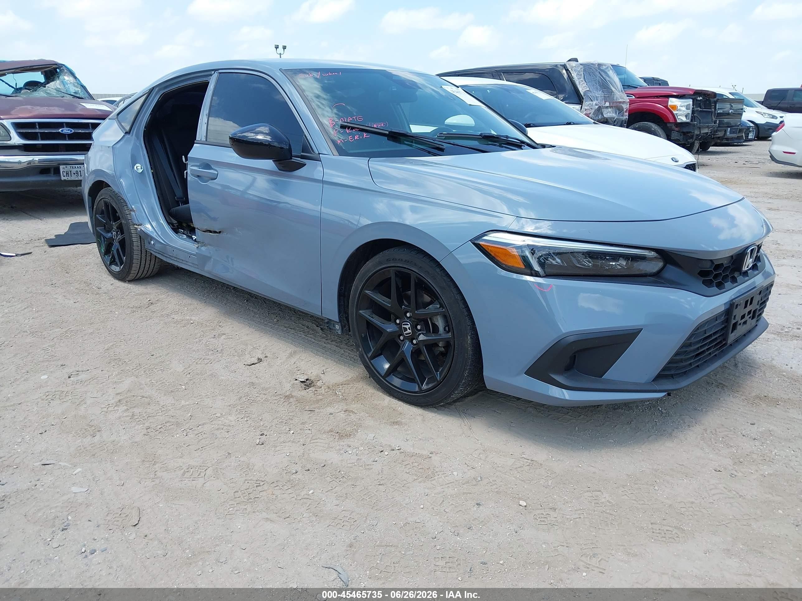 2024 Honda Civic VIN 19XFL2H83RE026278 — IAAI salvage auction photo